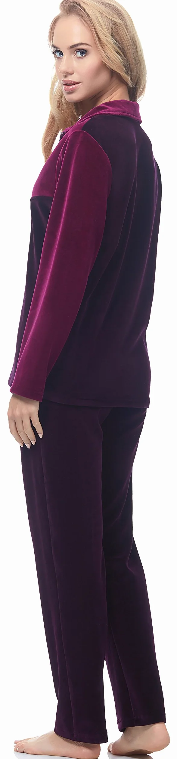 Merry Style Dres Damski z Weluru MSMG001 (Fuksja(1723), 3XL)