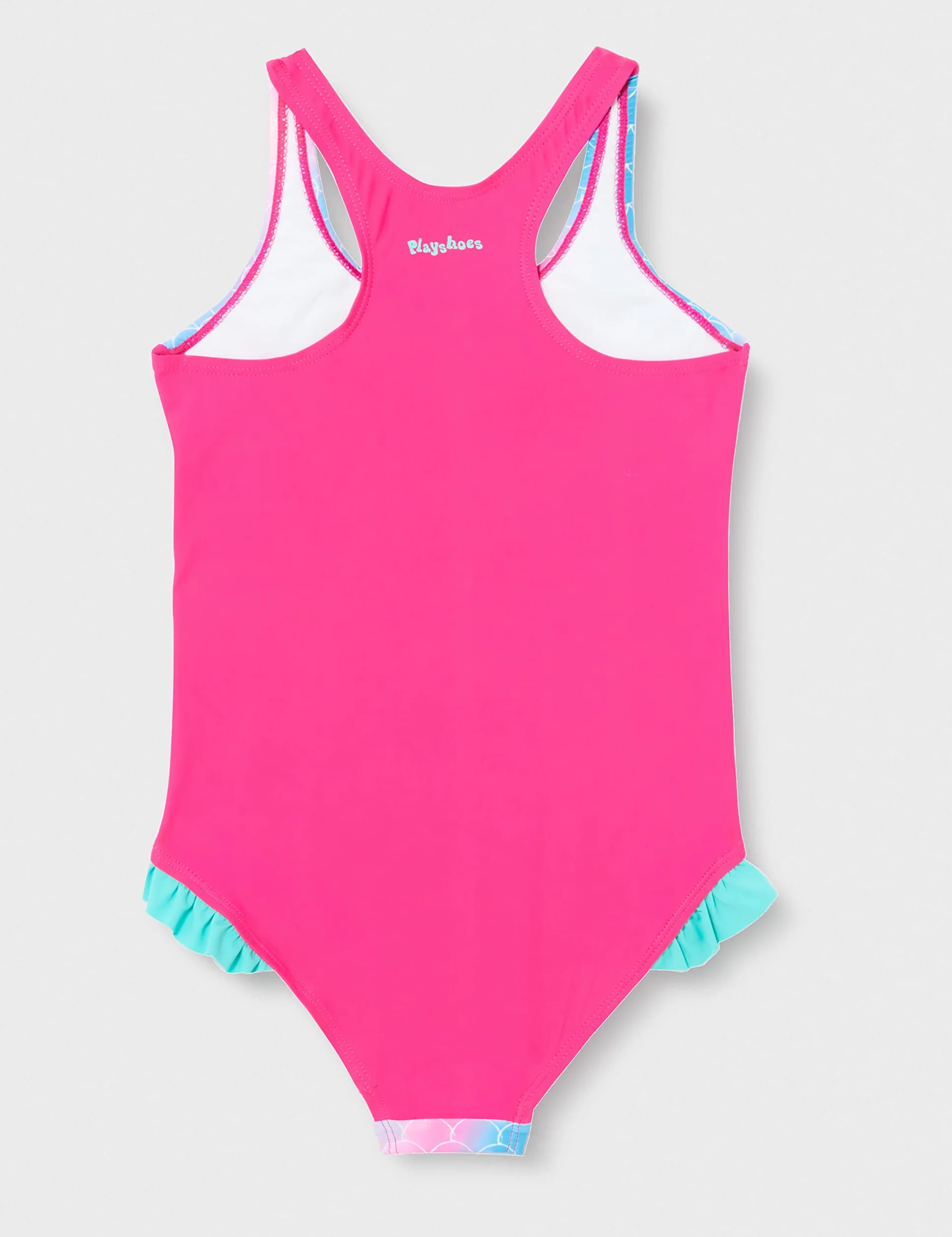 Playshoes Dziewczęcy kostium kąpielowy z ochroną przed promieniowaniem UV, Syrena, 122/128 cm