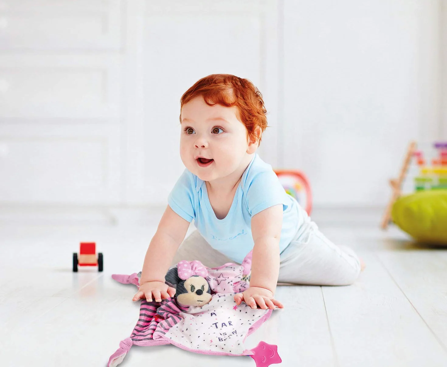 Clementoni - 17344 - Disney Baby Kocyk Mała Minnie Dla Dzieci Od 0 Miesięcy