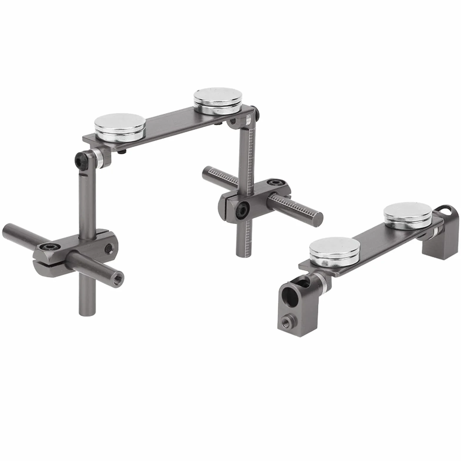 Zestaw do Montażu na Karoserii Samochodu RC, Aluminiowy Magnetyczny Uchwyt Magnetyczny na Karoserię Zestaw do Niewidocznego Mocowania na Karoserię, Magnetyczny Uchwyt na Karoserię do(Tytan)