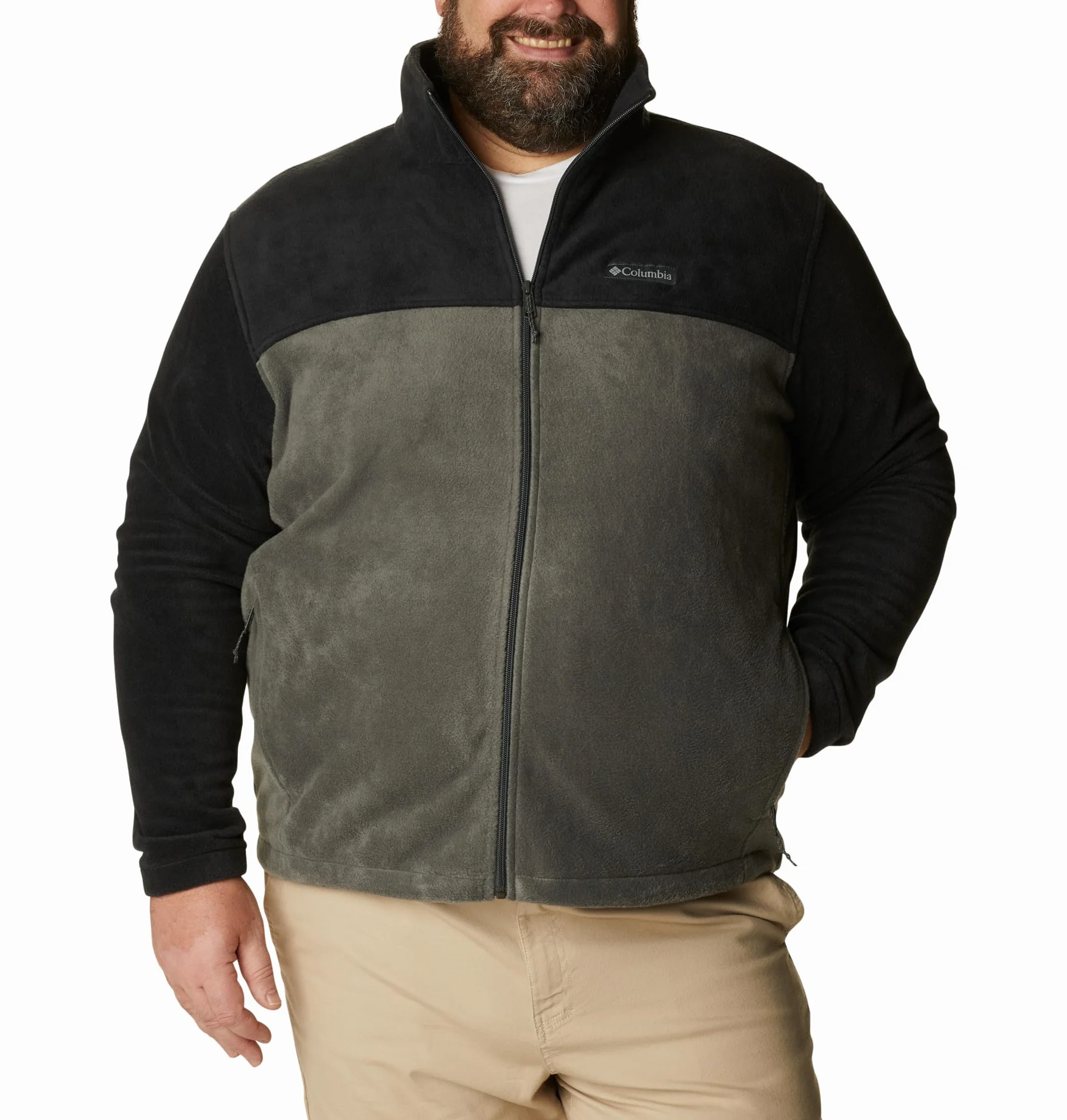 Columbia Steens Mountain Full Zip 2.0, Kurtka polarowa Mężczyźni, Black/Grill, XL