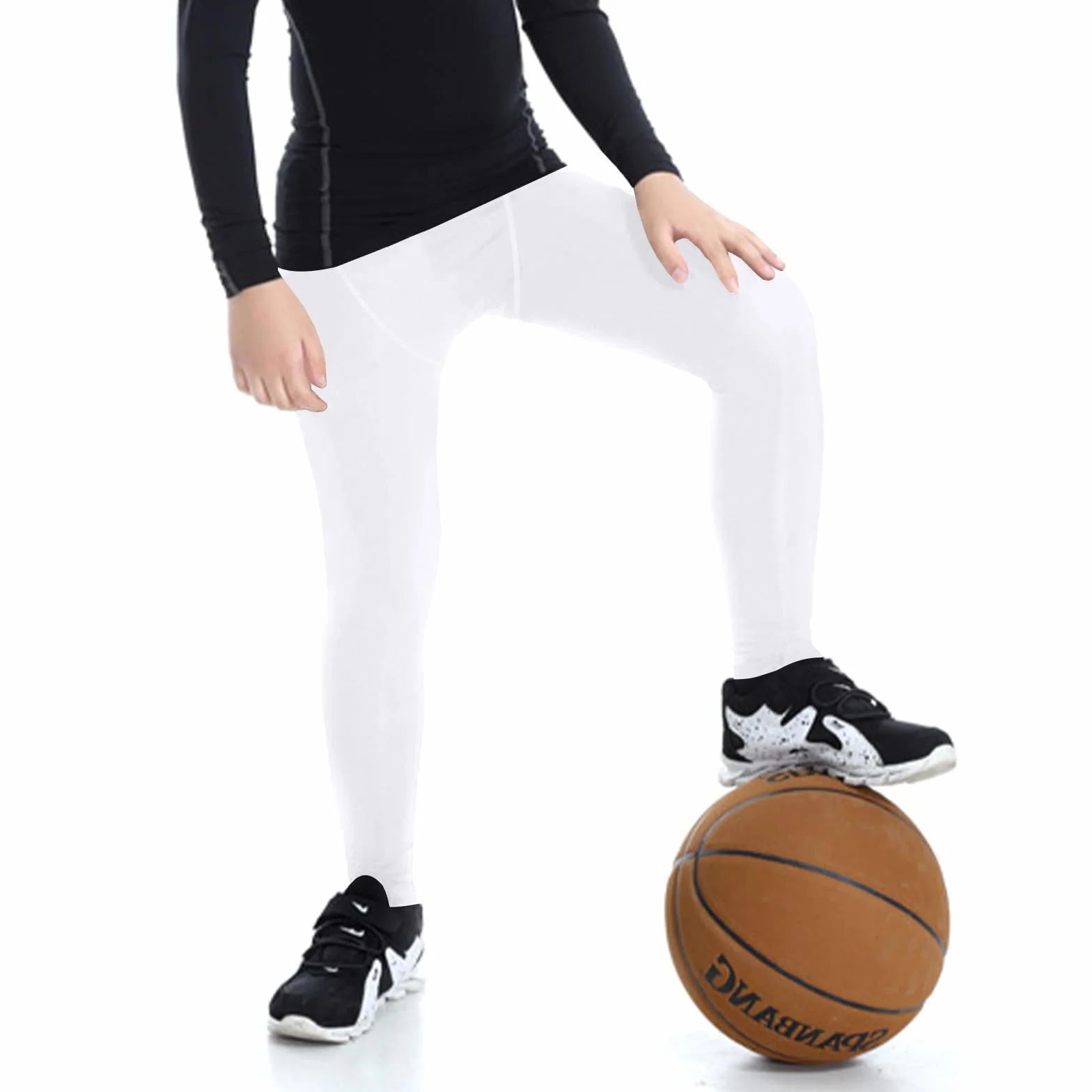 Dziecięce legginsy kompresyjne, bielizna sportowa, wygodna piłka nożna, warstwa podstawowa, oddychające spodnie termiczne, chłopięce, ciepłe legginsy sportowe, szybkoschnące, rajstopy, do