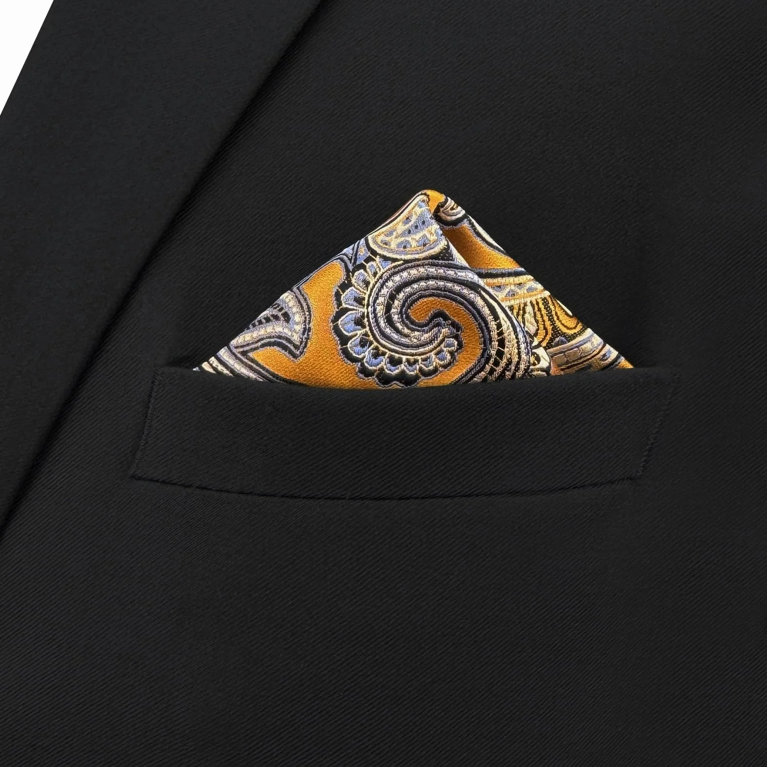 S&W SHLAX&WING Męska poszetka sortowana wzór paisley do marynarki garniturowej Business XL