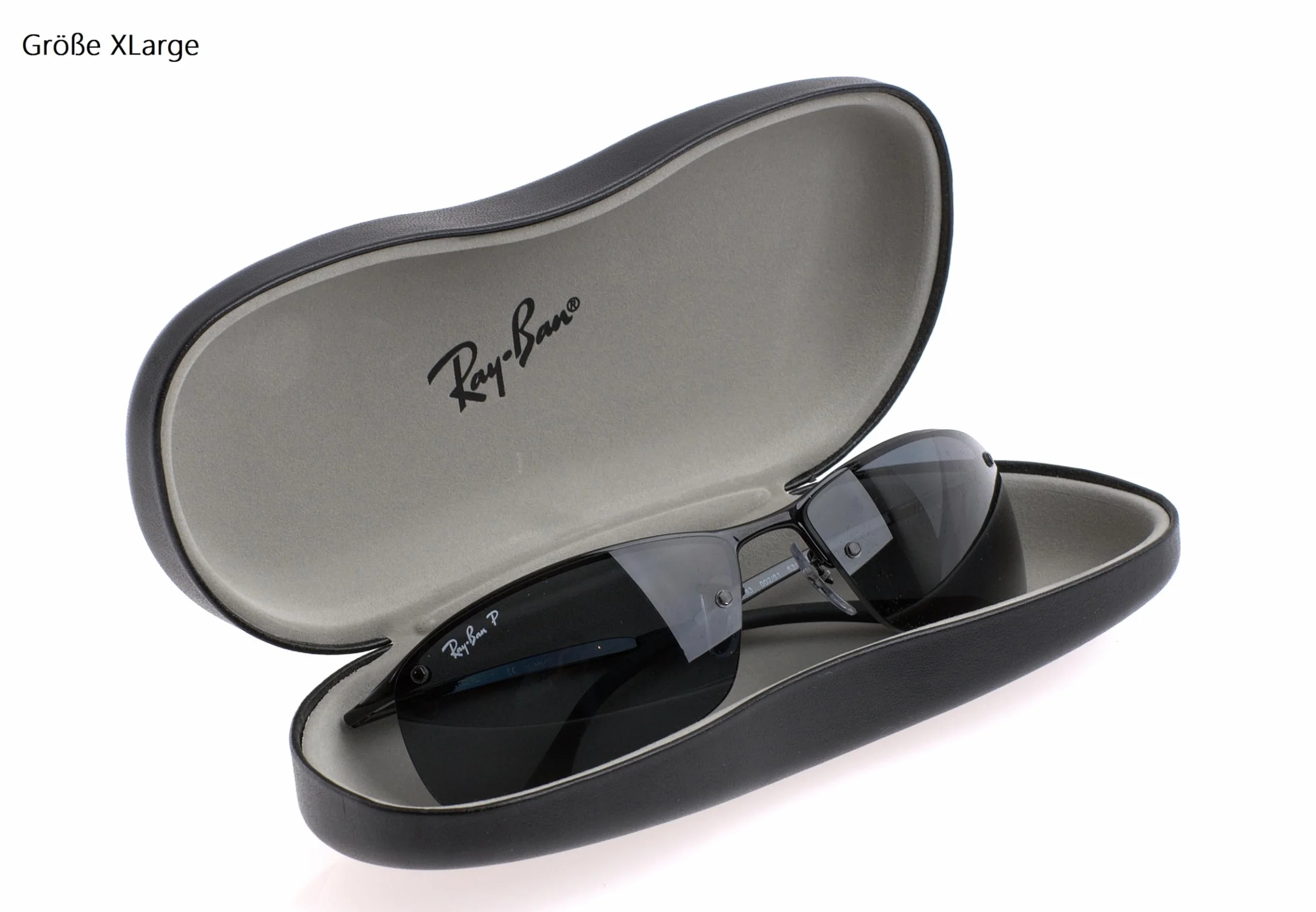 Ray-Ban Twardy futerał na okulary z ściereczką | 2 rozmiary
