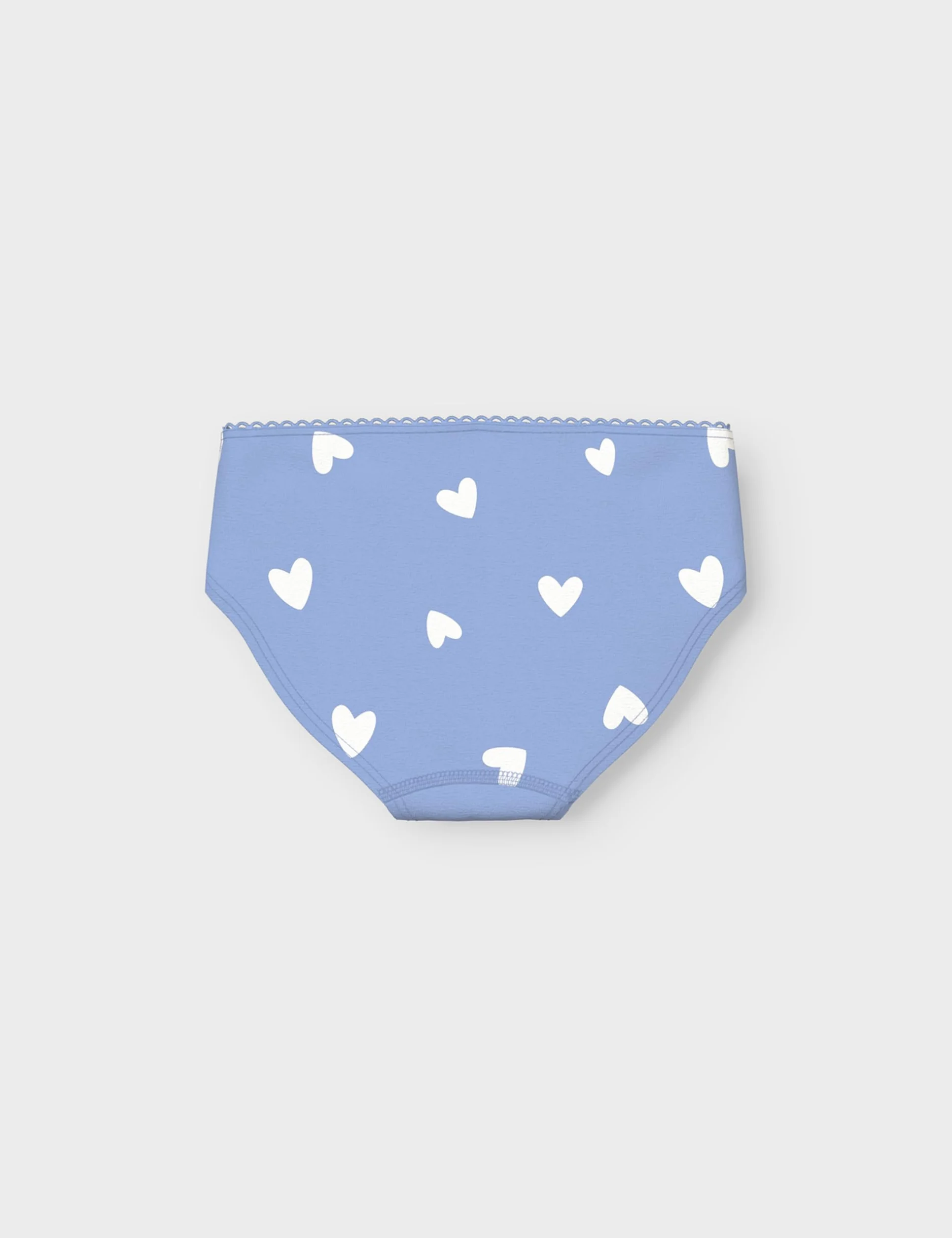NAME IT Dziewczęce Nkfbriefs 6P Hearts Noos, Serenity, numeric_122