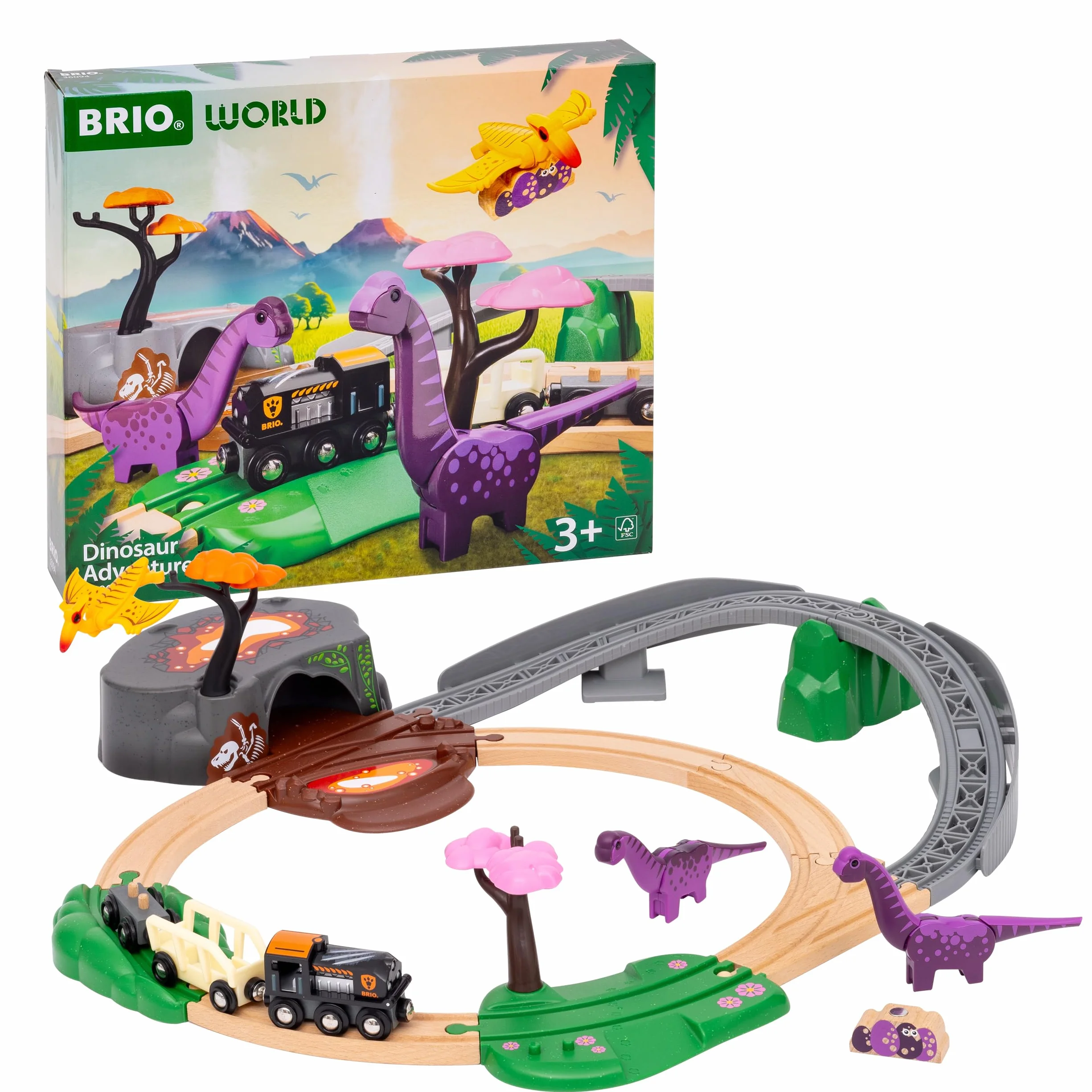 BRIO World - Dinosaurier Abenteuer-Set