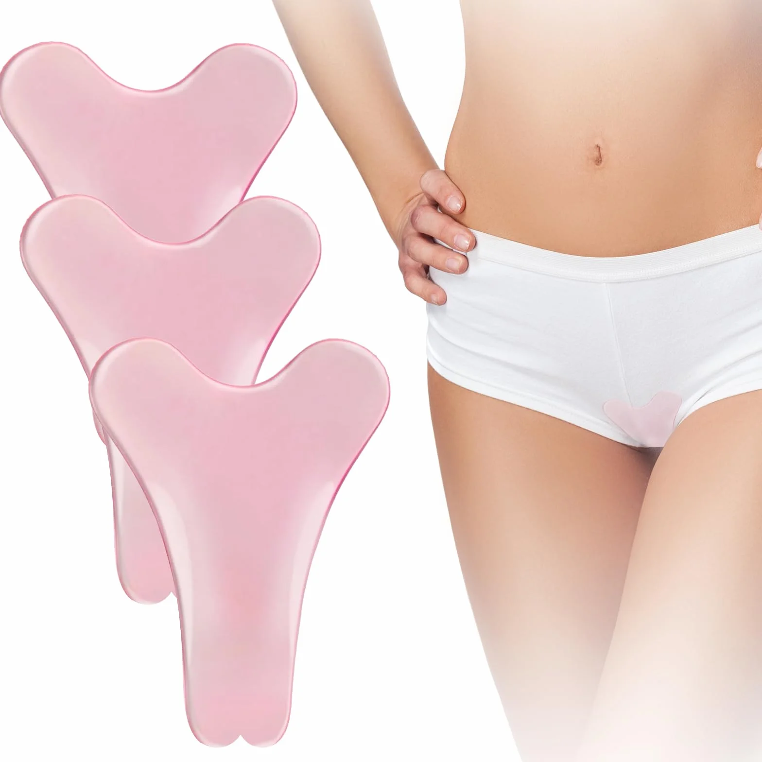 3-pak korektorów Camel Toe, wielokrotnego użytku, samoprzylepne wkładki Camel Toe, odpowiednie do damskich rajstop, strojów kąpielowych, wodoodpornych wkładek, strojów kąpielowych, spodni do jogi