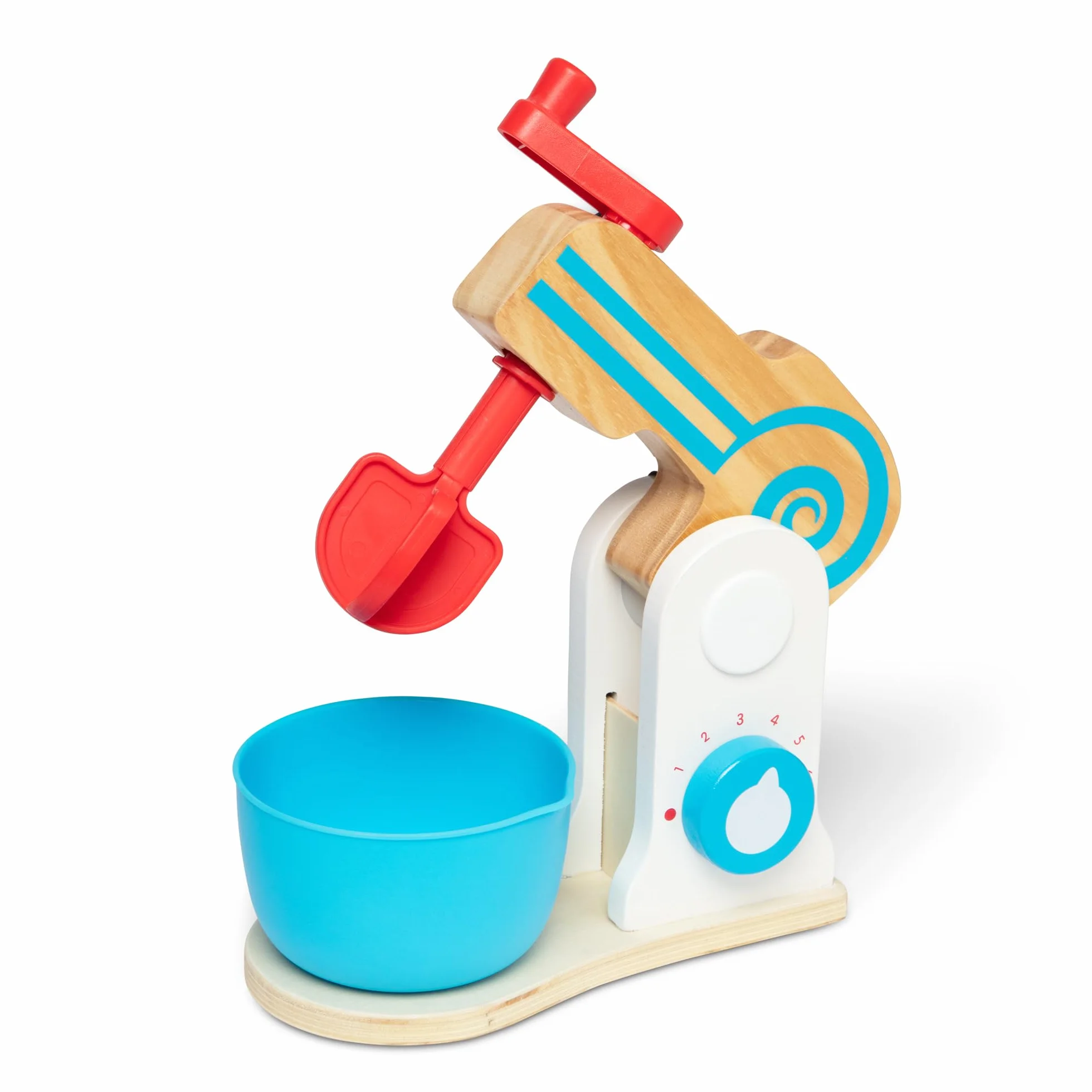 Melissa & Doug Drewniany Zestaw Mikserów do robienia ciasta 3+ Udawanie Zabawy Zabawka do odgrywania Ról