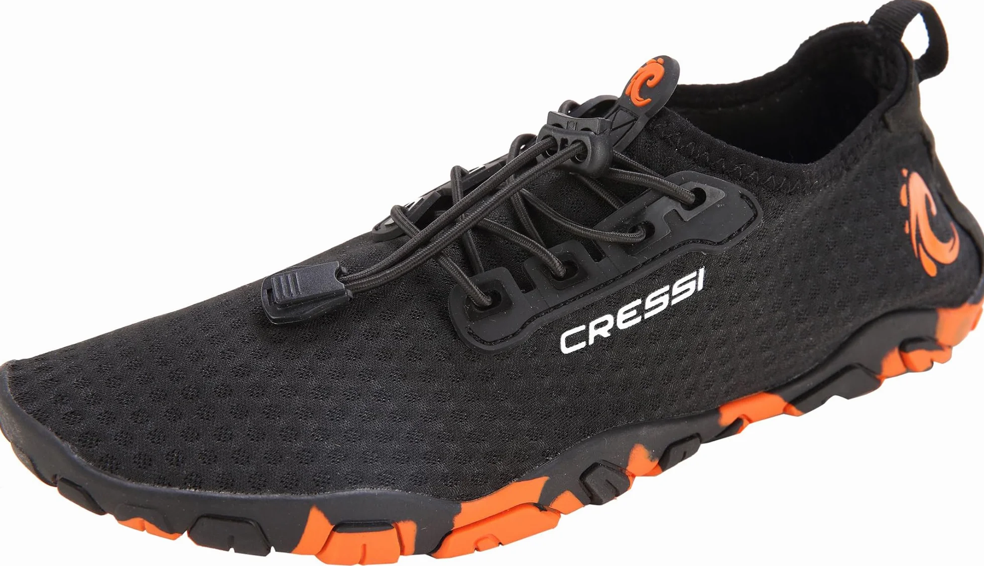 Cressi Molokai Shoes - Uniwersalne buty sportowe dla dorosłych, Czarny Pomarańczowy