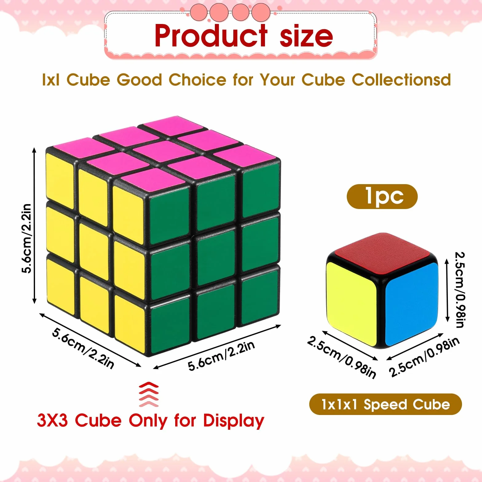 Qianyu Quick Restore 1x1 Speed Cube, bez naklejek, obracanie szybko, płynnie, 1 na 1, lekka magiczna kostka, śmieszne kolekcje dla dzieci i dorosłych