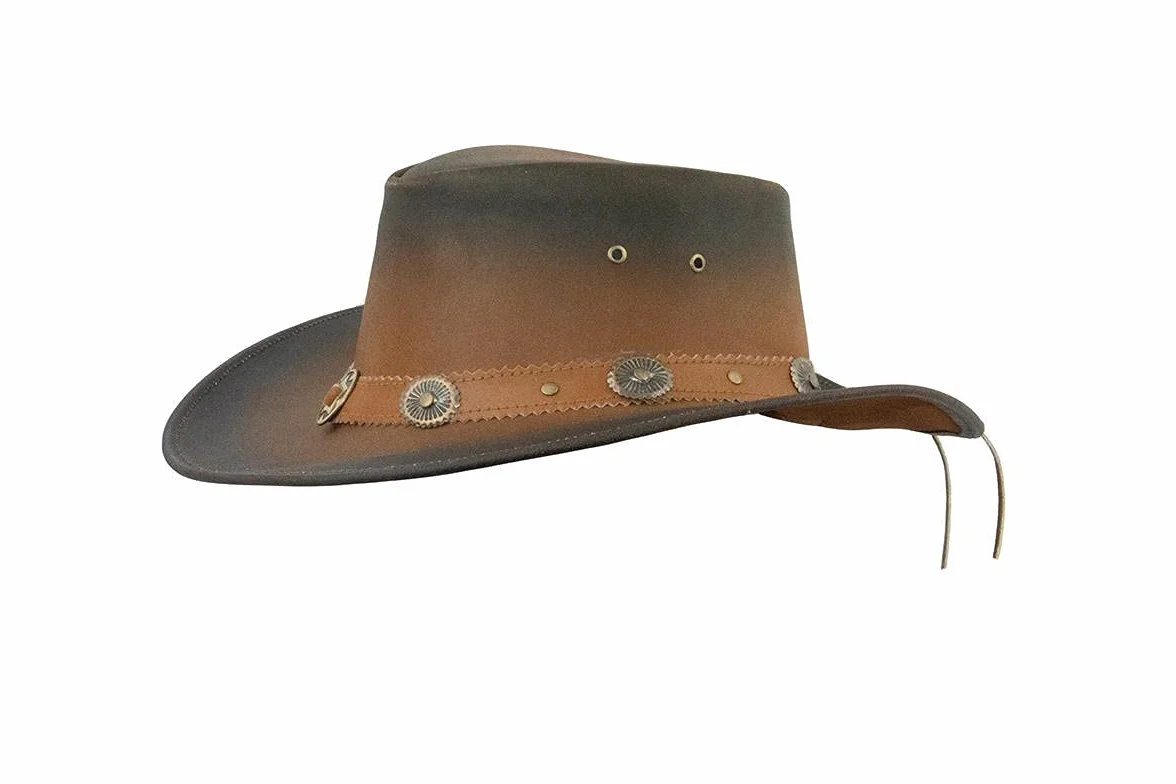 Black Jungle kapelusz skórzany kowbojski, brązowy Reedley Brown, rozmiar S–XL
