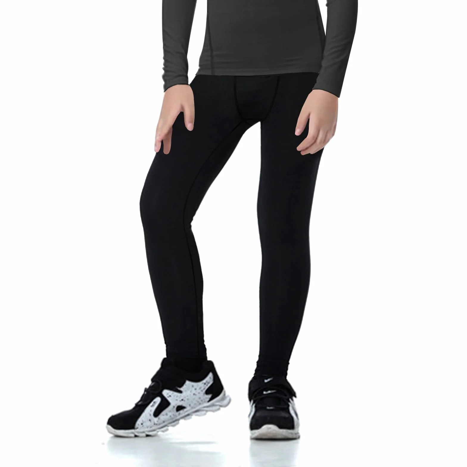 Dziecięce legginsy kompresyjne, bielizna sportowa, wygodna piłka nożna, warstwa podstawowa, oddychające spodnie termiczne, chłopięce, ciepłe legginsy sportowe, szybkoschnące, rajstopy, do