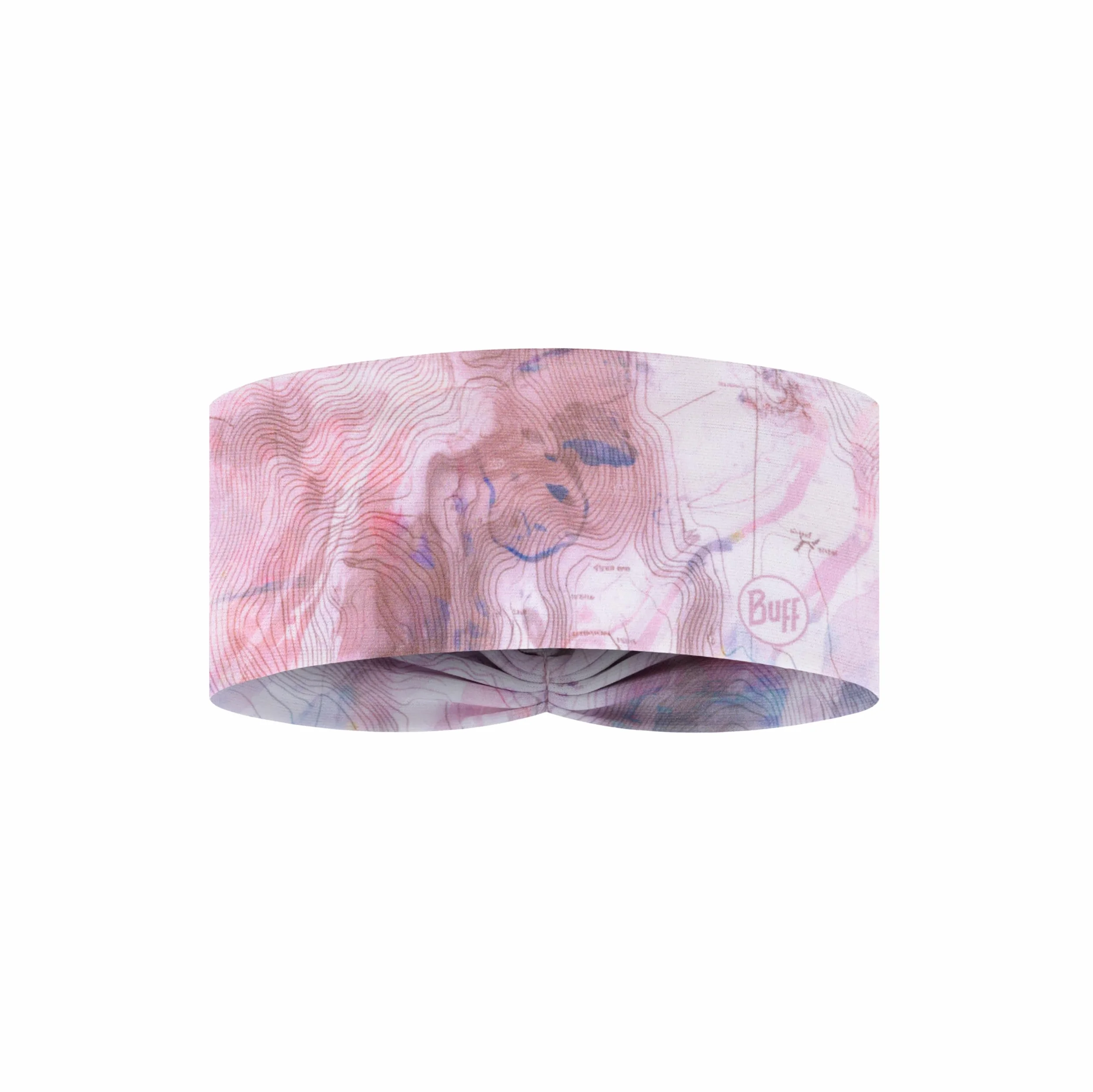 BUFF Opaska Coolnet UV Ellipse Wygodna, Ochrona Upf50, Sport, Elastyczna, Materiał z Recyklingu, Jakość, Reguluje Temperaturę One Size Różowy