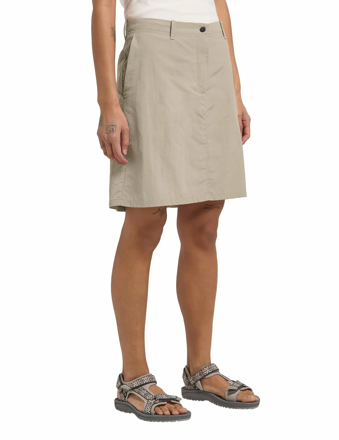 Jack Wolfskin TIHAMA Skort W, Stone, 36