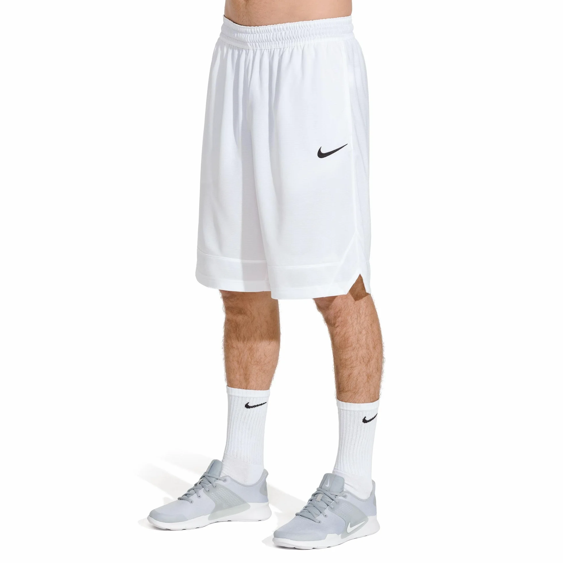 NIKE Męskie skarpety treningowe na co dzień 6 par, białe/czarne, L