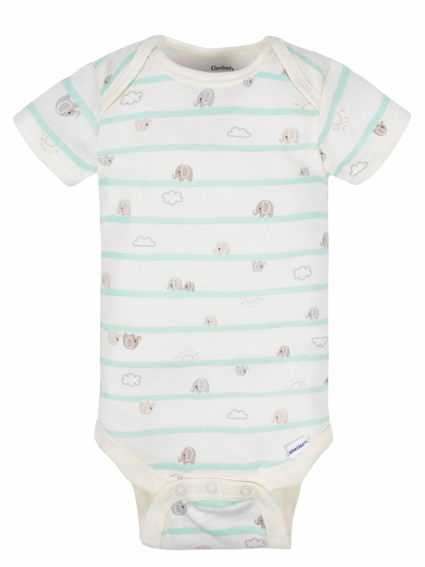 Gerber® Unisex Baby 8-pack Short Sleeve Onesies Bodysuits Pack