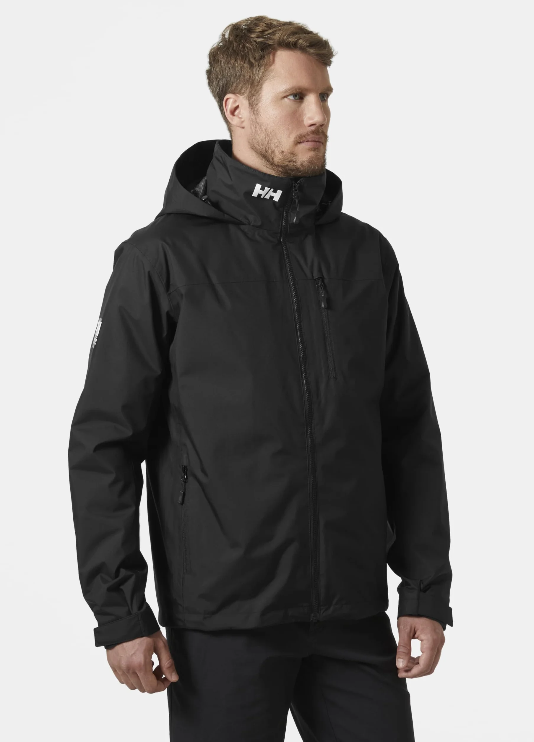 Helly-Hansen Crew Midlayer 2.0 wodoodporne kurtki dla mężczyzn z izolowaną, wiatroszczelną tkaniną żeglarską i pakowanym kapturem