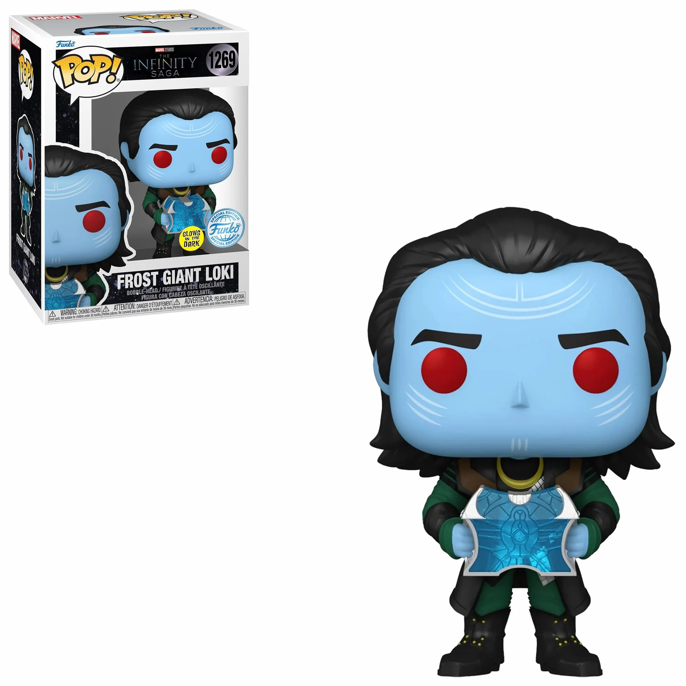 Funko Pop! Thor (2011) - Frost Giant Loki Infinity Saga Glow-in-The-Dark