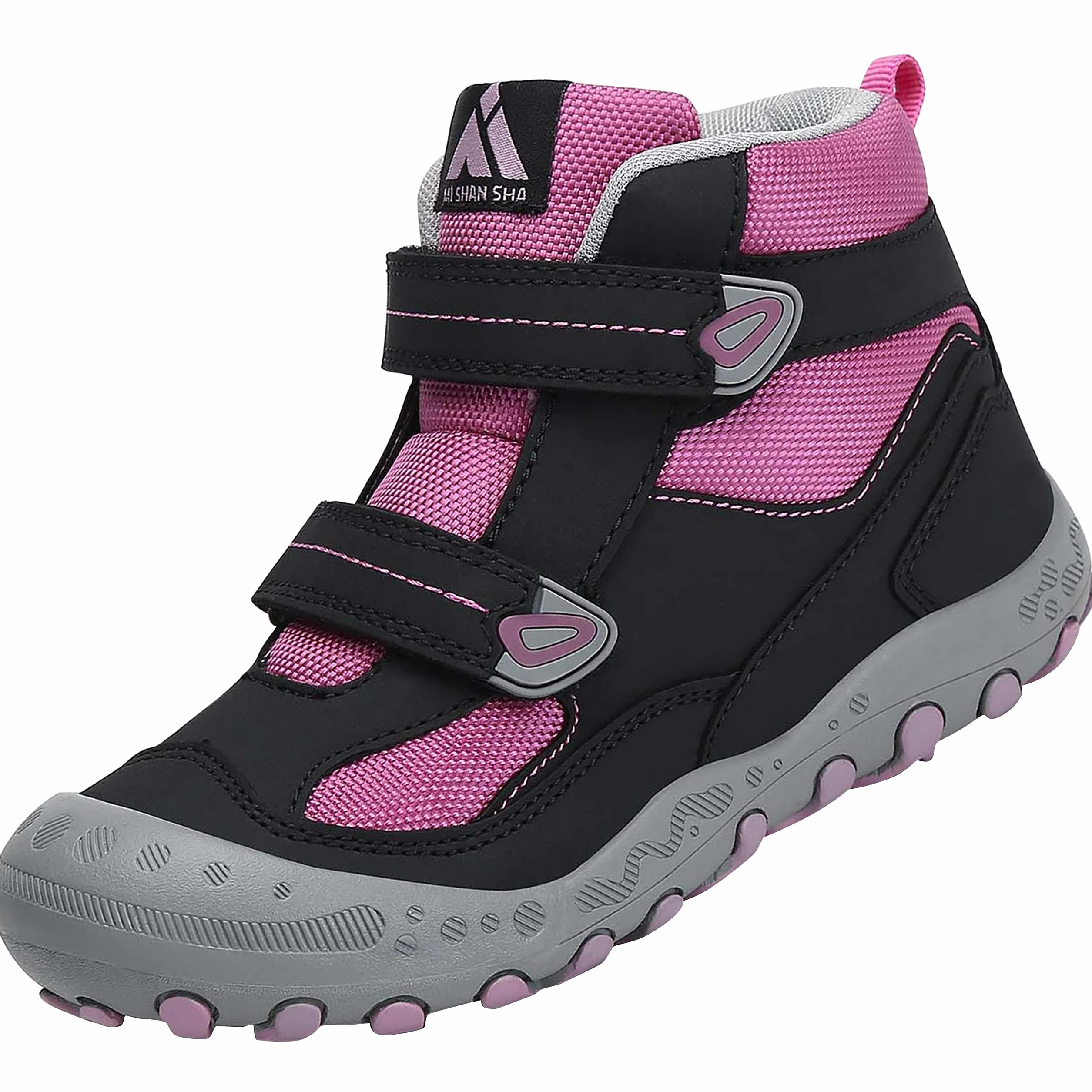 Mishansha Dziecięce buty trekkingowe, antypoślizgowe, lekkie buty trekkingowe dla chłopców i dziewczynek, rozm. 24-38, Dzieci fioletowy, 25 EU