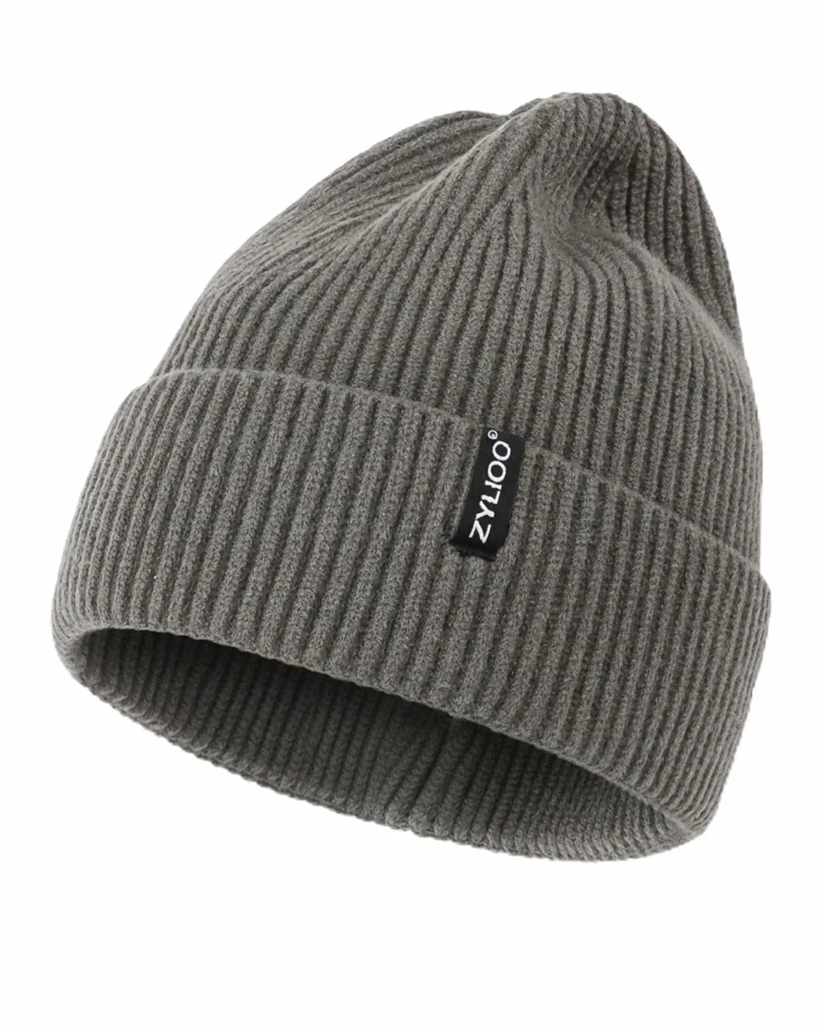 Zylioo XS/S/M/XL/XXL/3XL czapka z dzianiny na dużą głowę, czapka zimowa beanie z daszkiem, bardzo duża, zimowa, ciepła dzianinowa czapka do zegarka