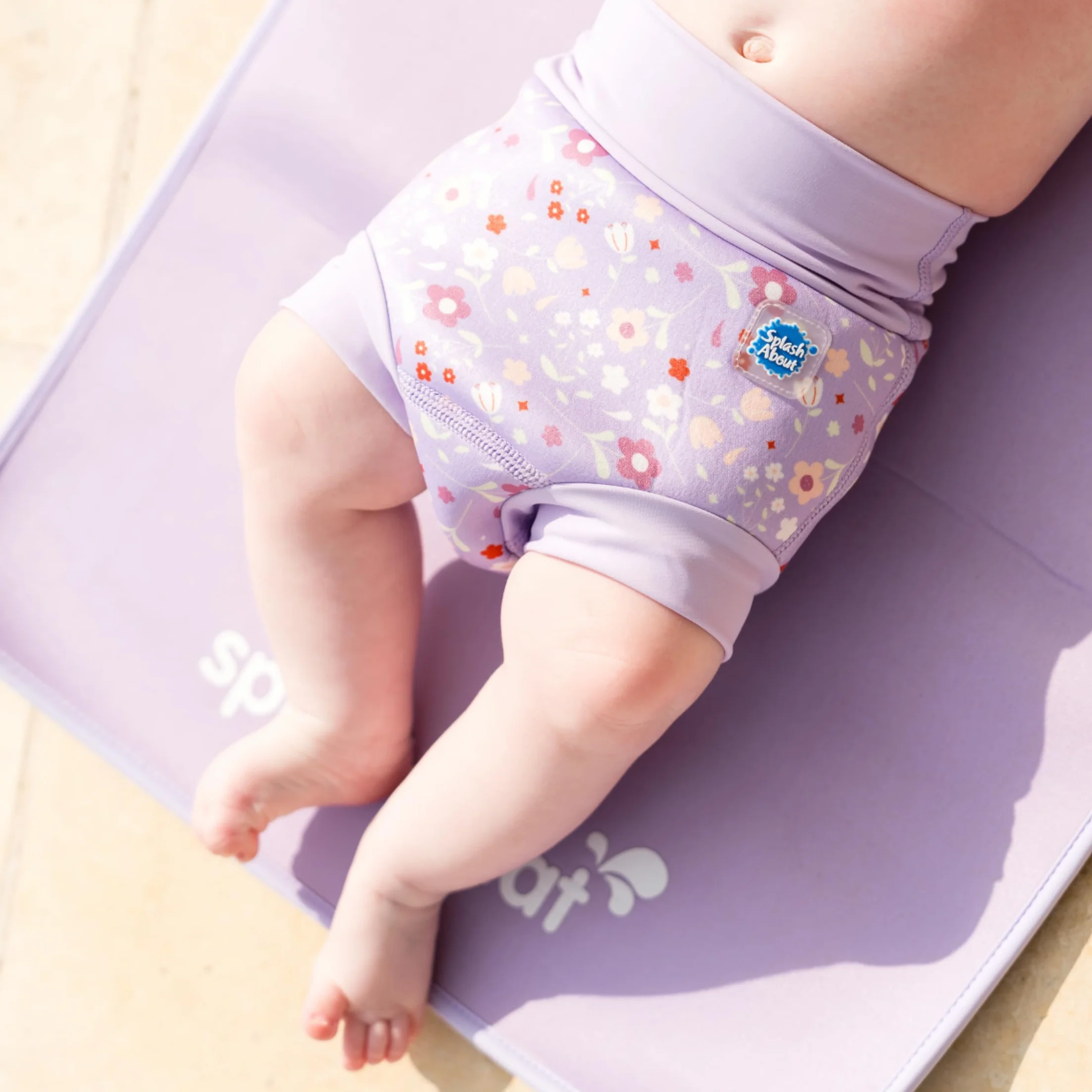 Splash About Happy Nappy Duo, Lilac Spring, 6-12 miesięcy, Liliowa wiosna, 6-12 miesi?cy