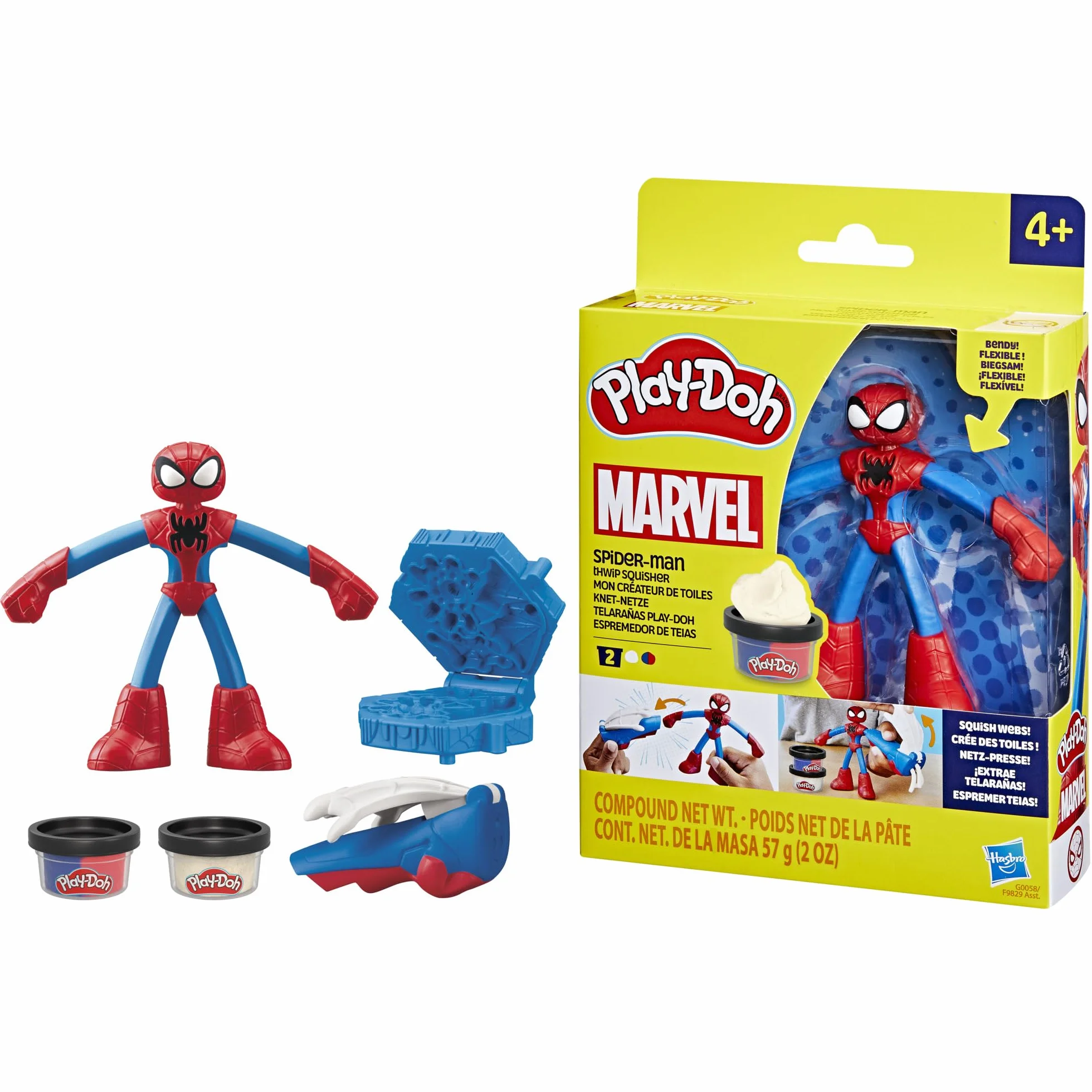 Zestaw z figurką Play-Doh Marvel Wyciskarka pajęczyn Spider-Mana