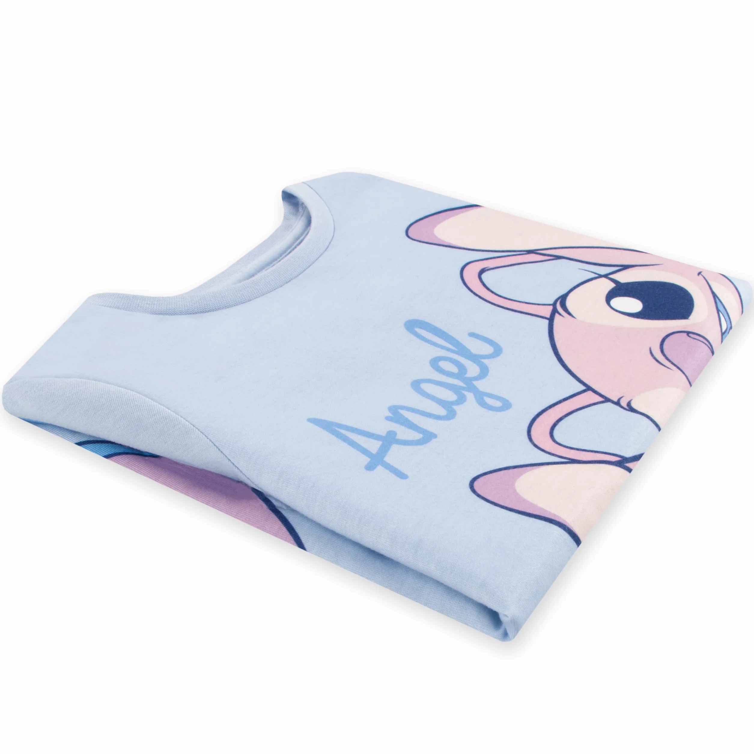 Disney Lilo i Stitch Koszula Nocna dla Dziewczynek | Angel i Stitch Koszula Nocna | Koszula Nocna z Krótkim Rękawem