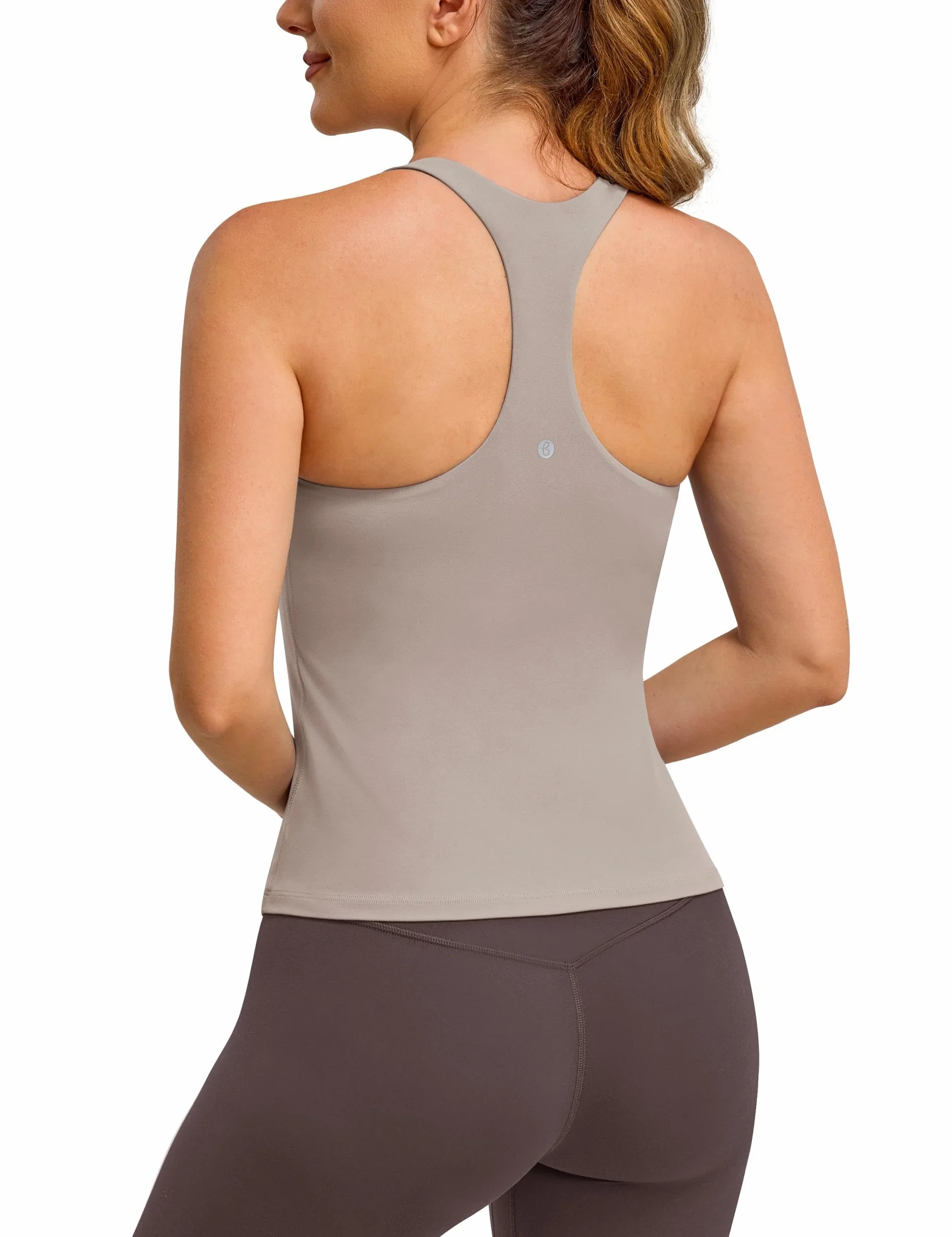 BAYDI Clouduxi Tank Topy Racerback Yoga Top Fitness Top Tank Top z wbudowanym biustonoszem