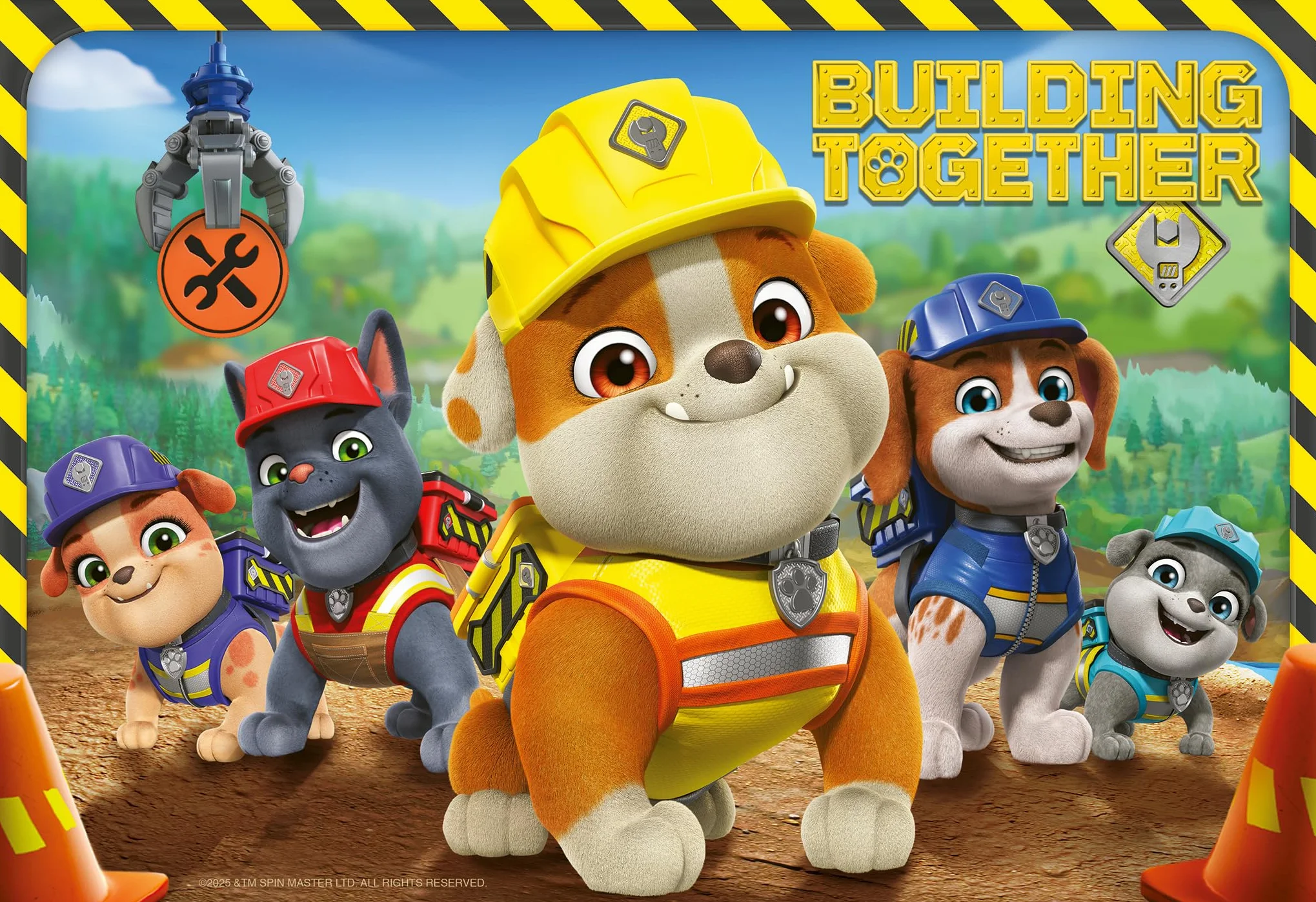 Ravensburger - Puzzle Rubble & Crew, puzzle dla dzieci 3 lata, puzzle 35 elementów, 26,5 x 18 cm