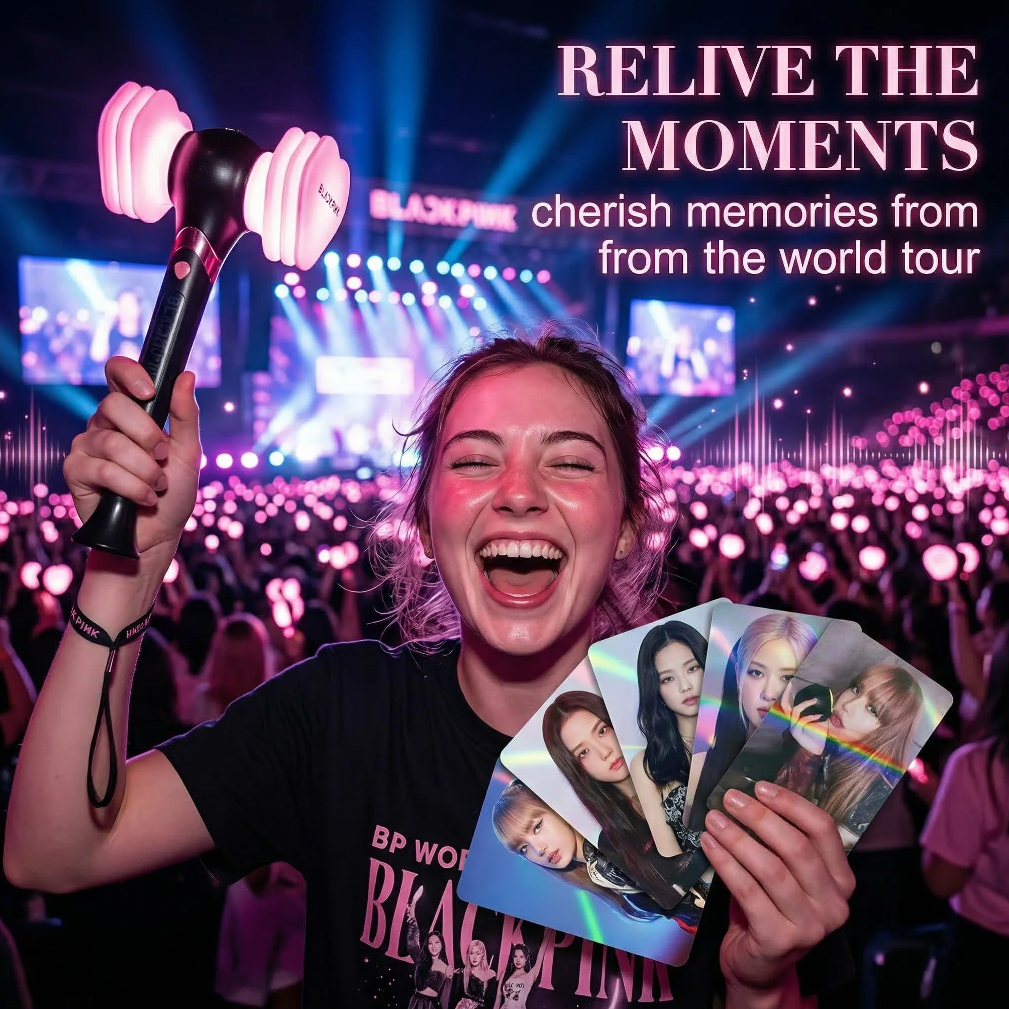 Zestaw 55 fotokardów BP z 40 naklejkami, kartami fanowskimi artystycznymi, kolekcja prezentów na albumy i dekoracje, Kpop Merch prezenty dla fanów