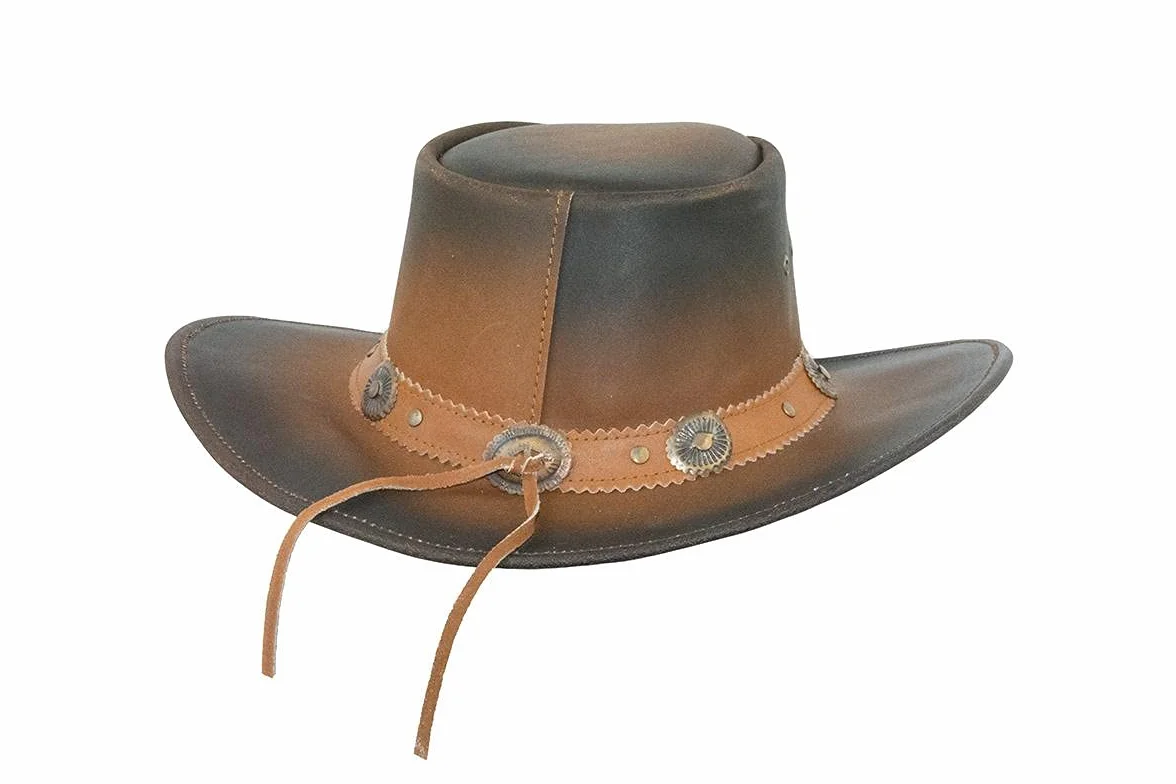 Black Jungle kapelusz skórzany kowbojski, brązowy Reedley Brown, rozmiar S–XL
