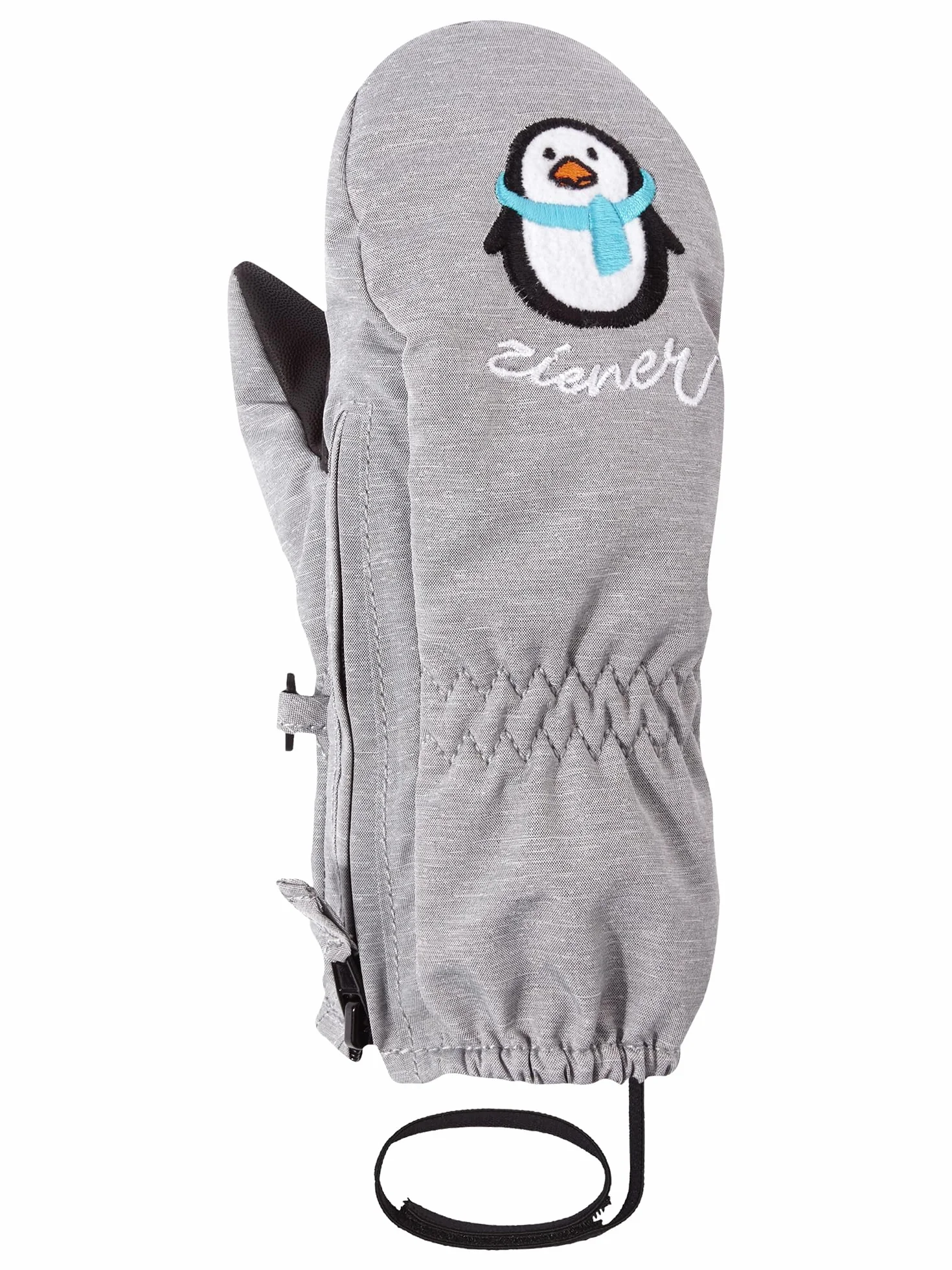 Ziener Baby LE ZOO MINIS Glove rękawice narciarskie/do sportów zimowych | ciepłe, oddychające, szare (light melange), 104