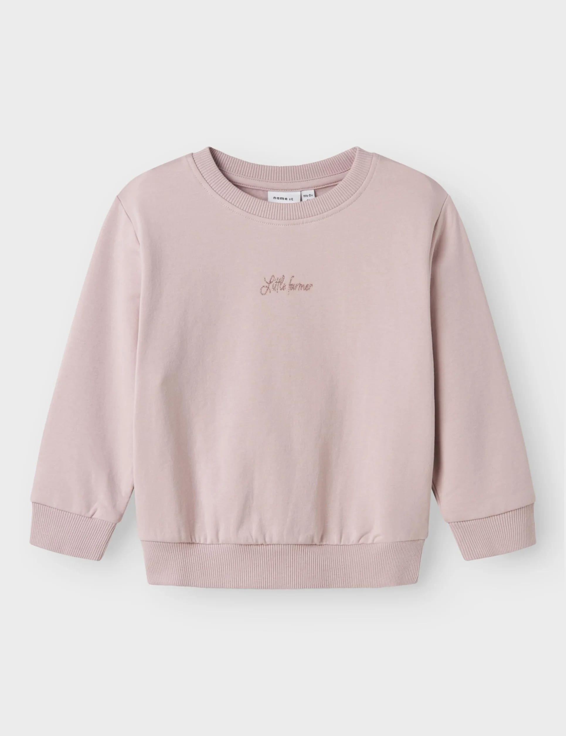 NAME IT Dziewczęca Nmflaise Nreg Sweat Bru, Lilac Burnished, 98