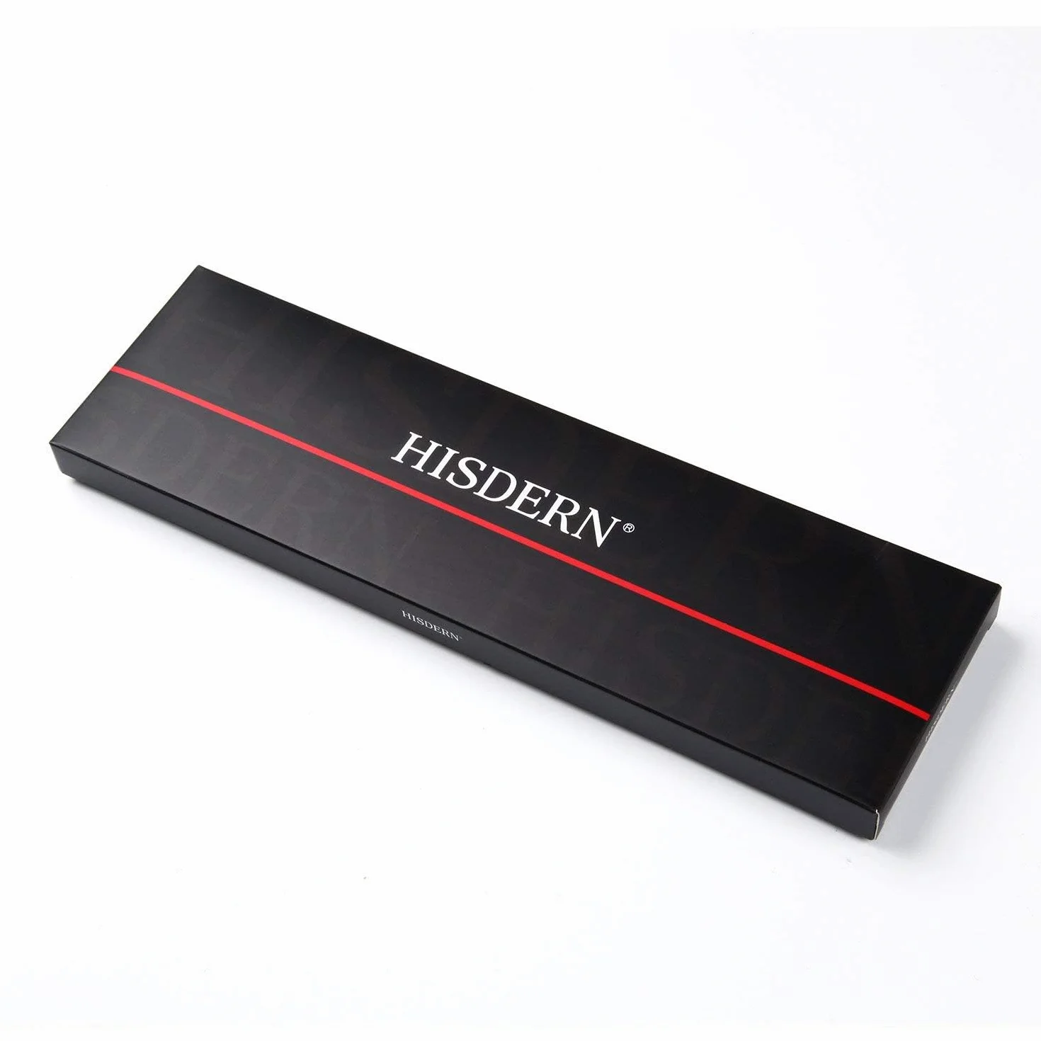 HISDERN Męski krawat, wąski, jednokolorowy, jedwabny krawat dla mężczyzn, klasyczny, formalny, elegancki krawat, na wesele, imprezę, biznesowy krawat, 6 cm