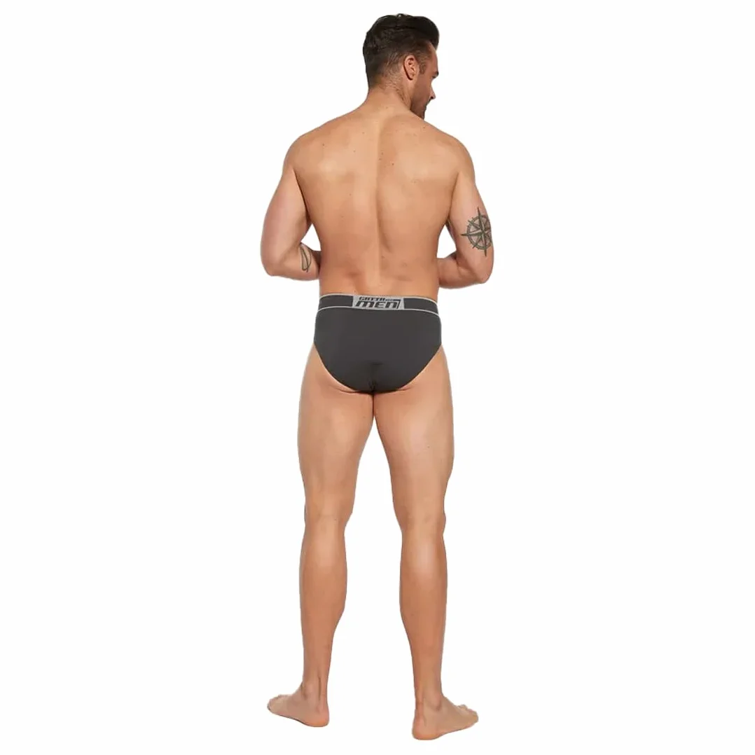 GATTA męskie majtki COTTON SLIP, slipy, slipki bawełniane z dodatkiem elastanu i poliamidu, szeroki ściągacz, wygodne, elastyczne, miękkie, miłe