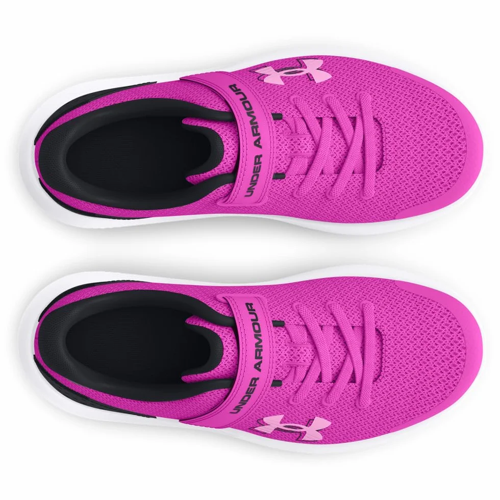 Under Armour UA GPS Surge 4 AC Buty do biegania, Vivid Magenta/Czarny/Stellar Pink, 31,5 EU, Vivid Magenta Czarny Stellar Różowy, 31.5 EU