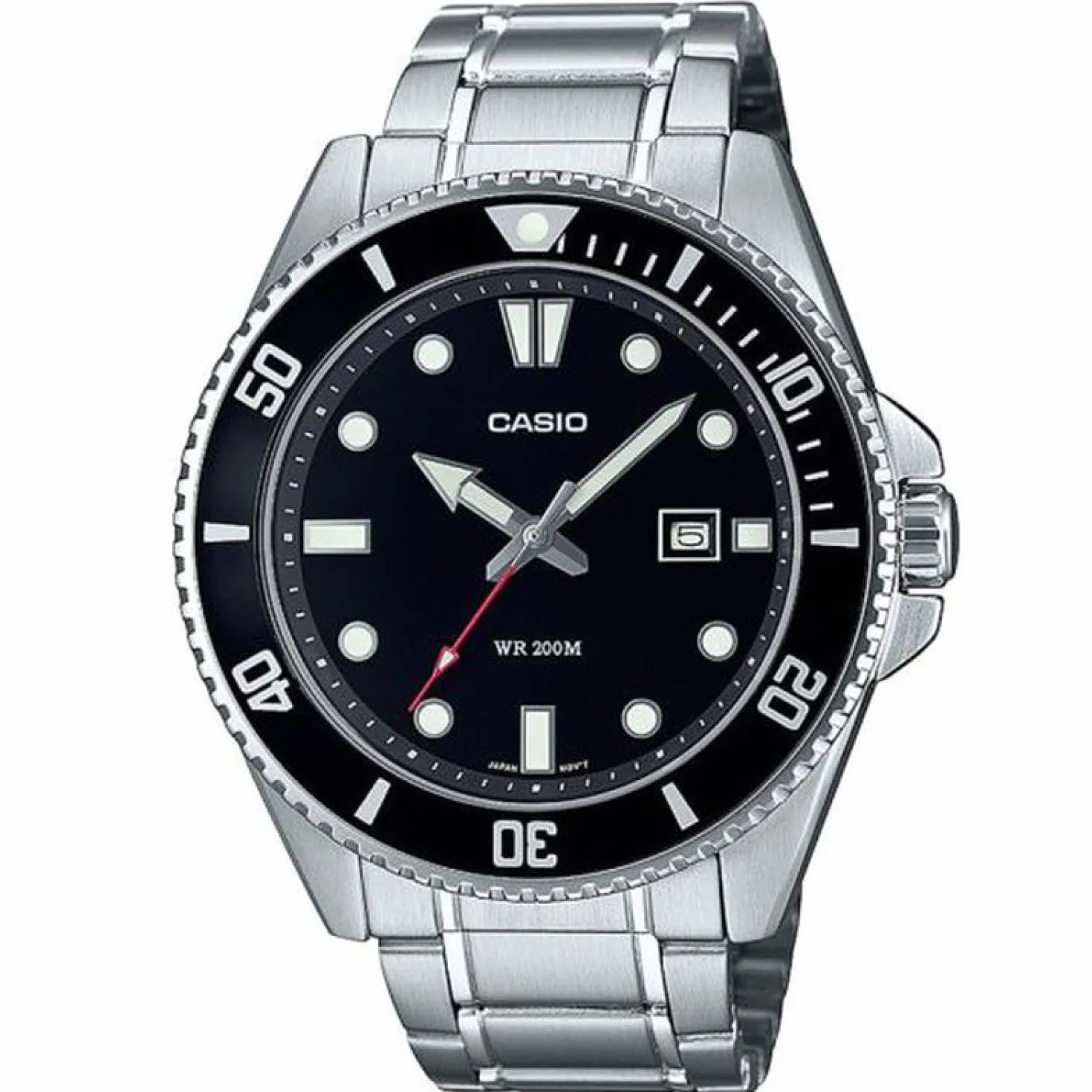 Zegarek ze stali nierdzewnej Casio Collection MDV-107D-1A1VEF