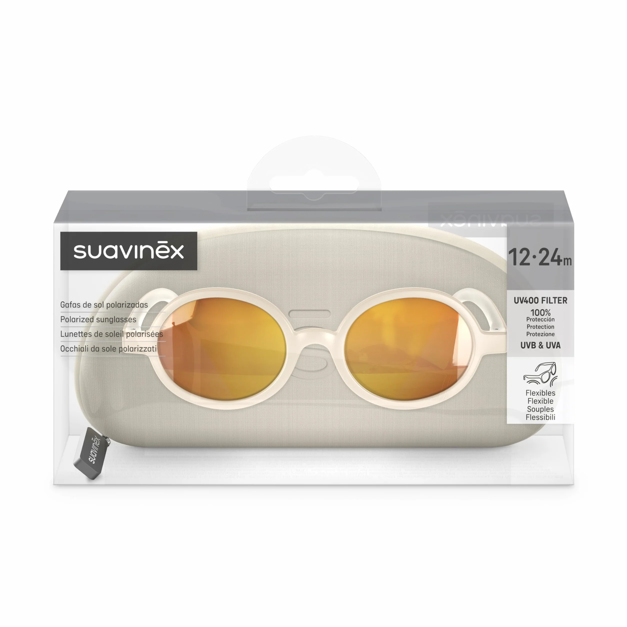 SUAVINEX Okulary przeciwsłoneczne dla dzieci, uniseks, beżowy, 12�24 miesi?cy