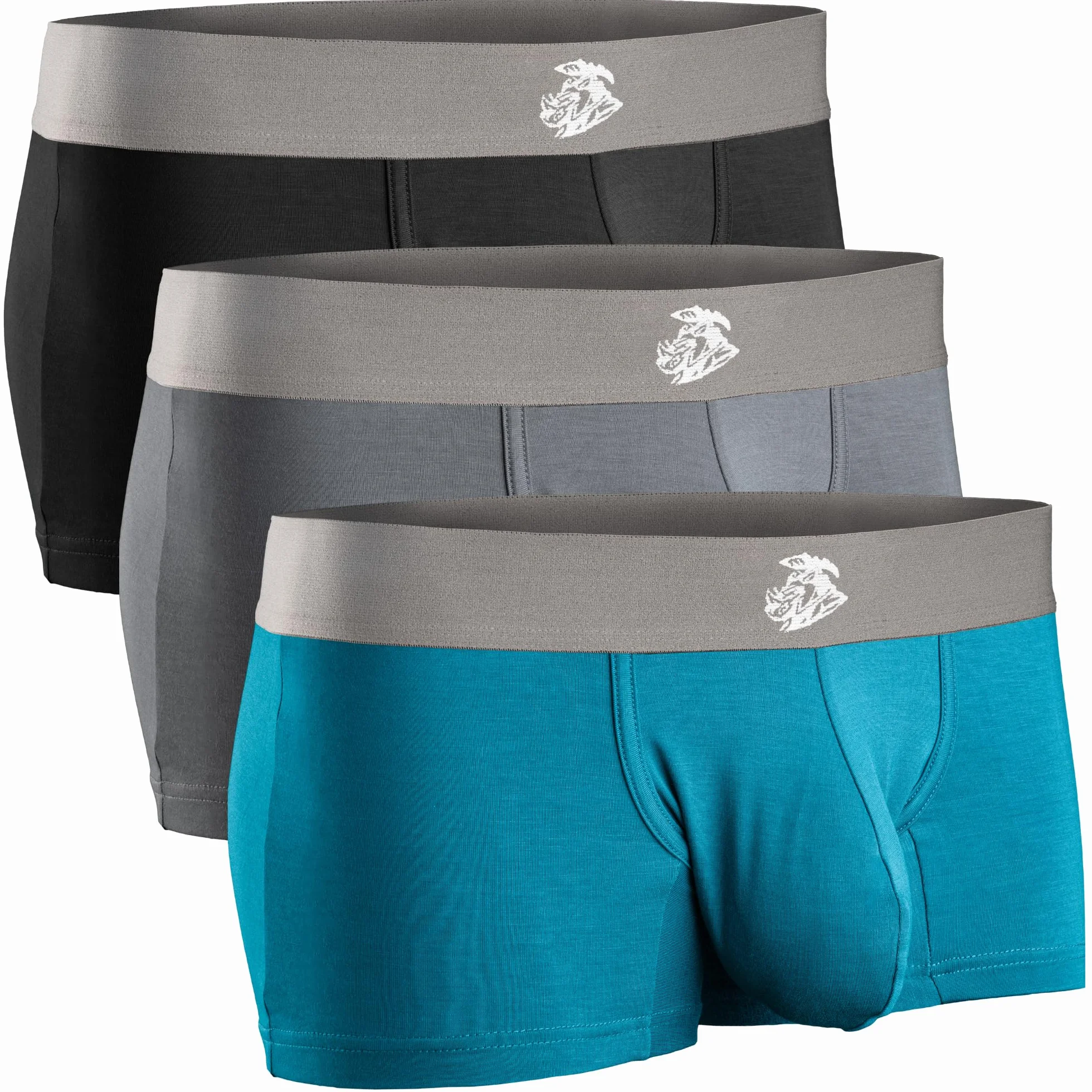 Real Men Bulge Enhancing Pouch Bielizna dla mężczyzn, zestaw 1, 3 i 6 sztuk, modalne bokserki ABCD