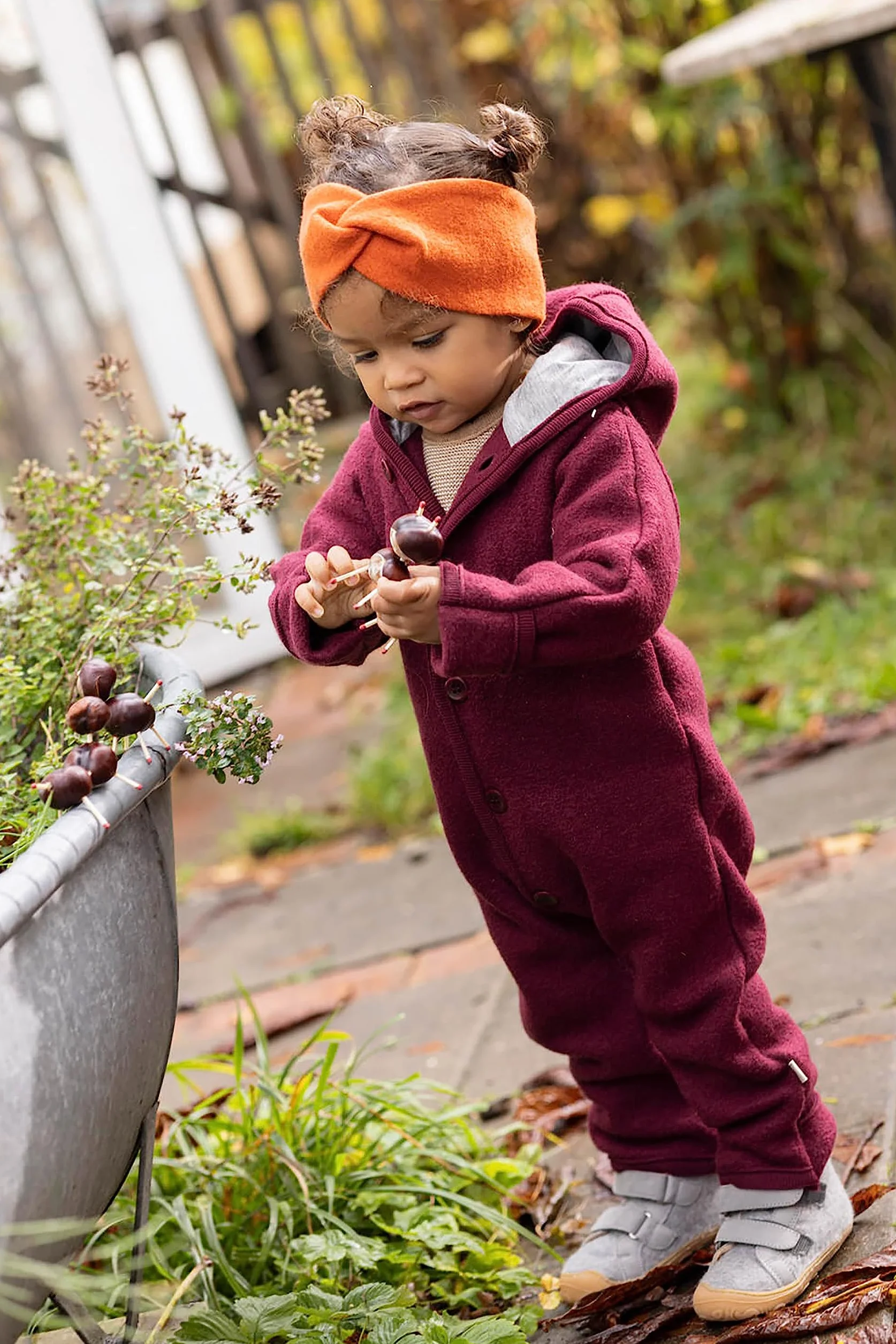 disana Walk-OVERALL, 100% ekologiczna wełna z merynosów GOTS, IVN Best, ze składanymi ściągaczami, dla noworodków, małych dzieci, unisex, Made in Germany
