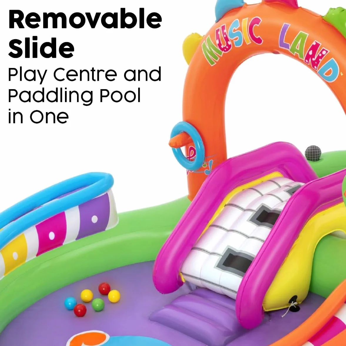 Bestway 1053117Xxx21 9'8" X 6'3" X 54"/2.95M X 1.90M X 1.37M Sing 'N Splash Play Center