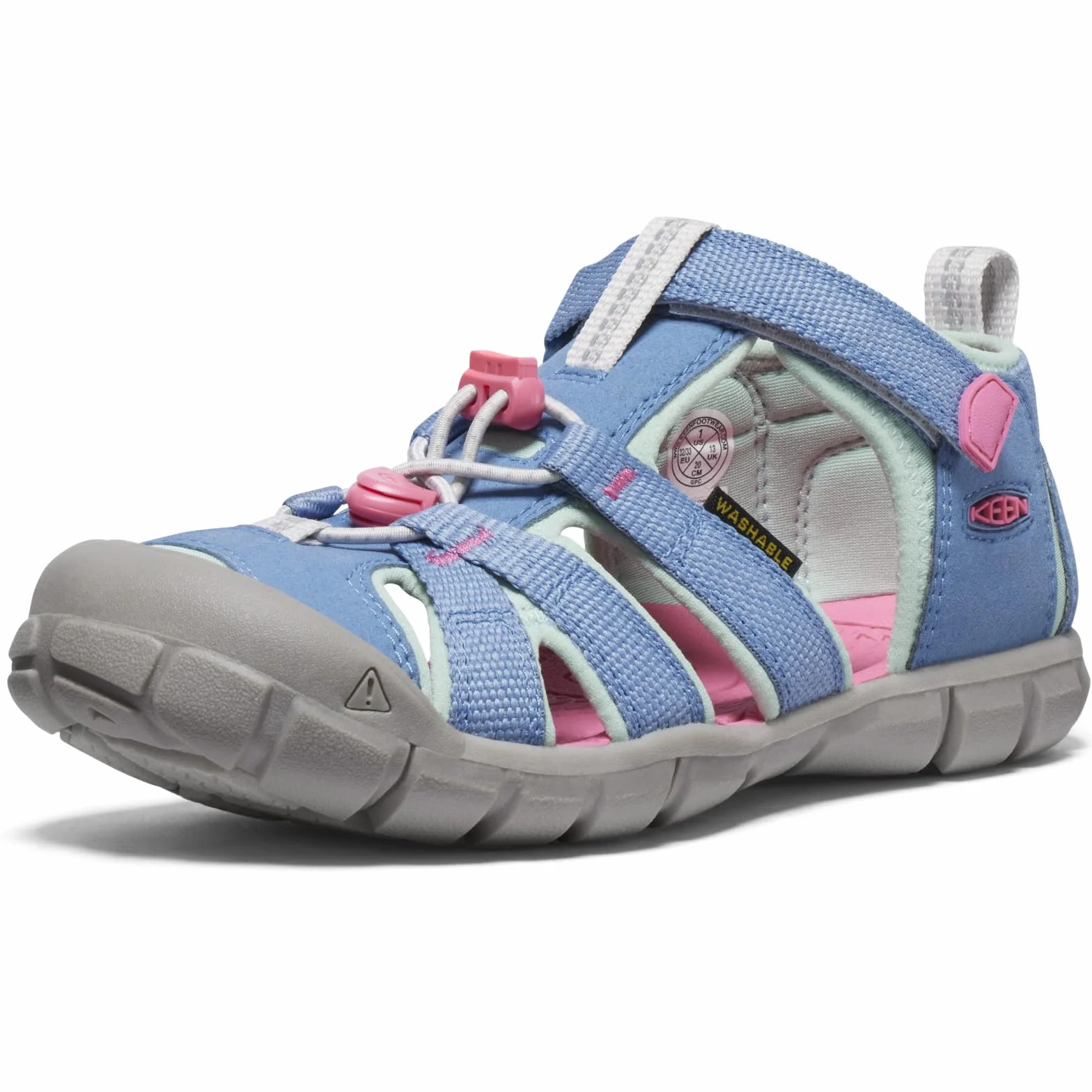 KEEN Seacamp II CNX Sandał dziecięcy, Coronet niebieski gorący róż, 36 EU
