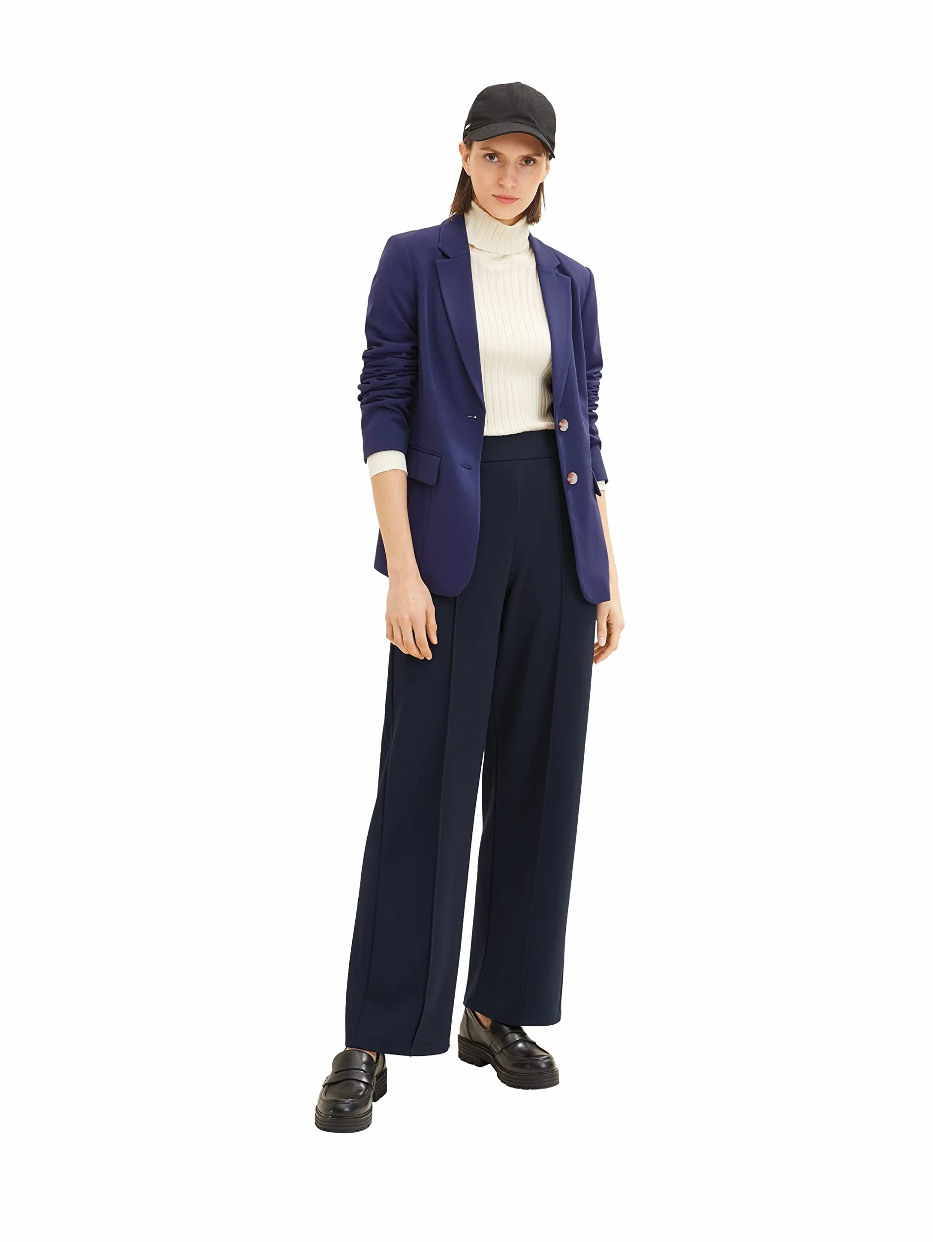 TOM TAILOR 1035882 Marynarka Kobiety, 11331 - Atlantic Ocean Blue, 36