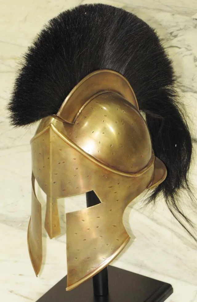 THORINSTRUMENTS Roman 300 Spartan Helmet King Leonidas film replika hełmu Larp grecki hełm