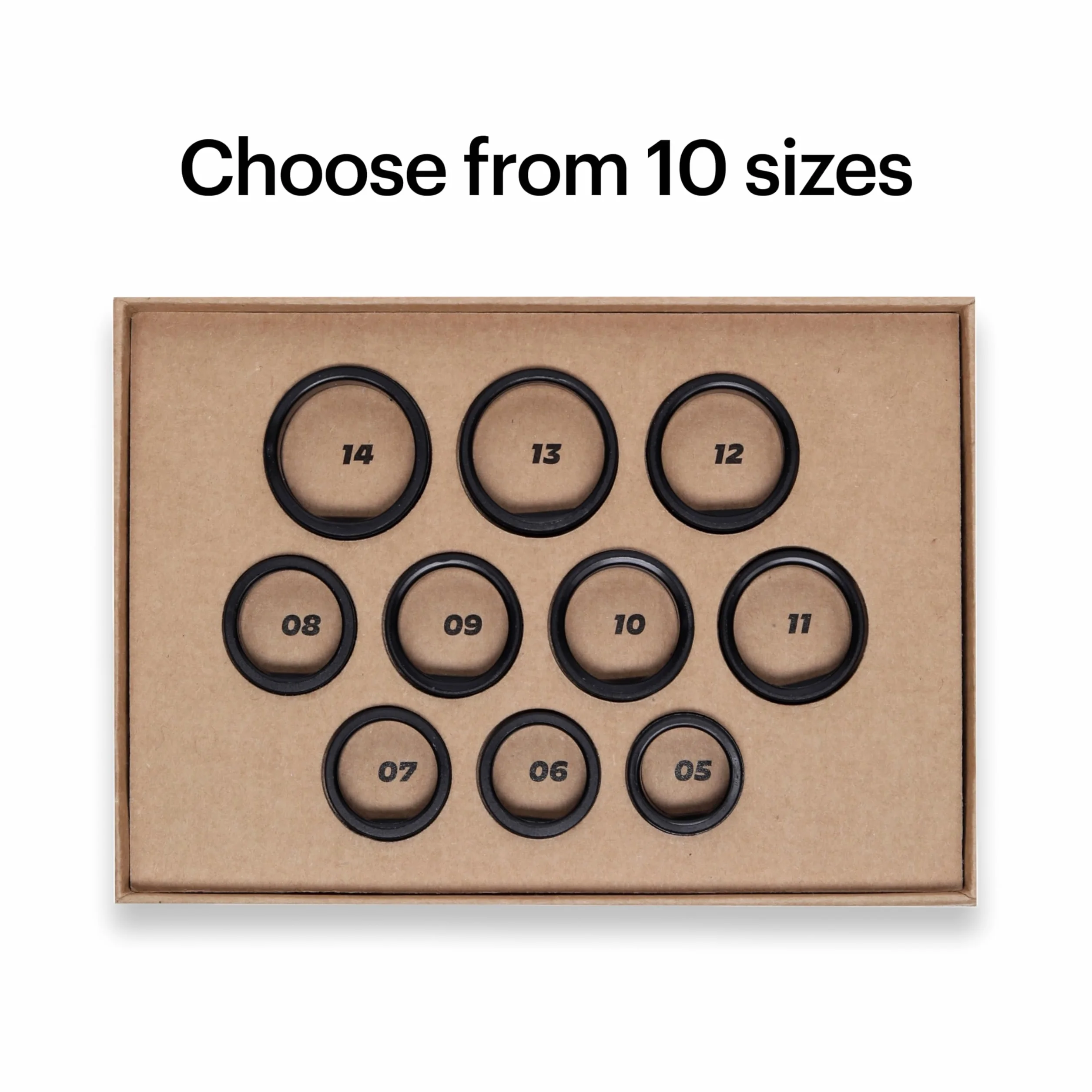 Ultrahuman Ring Air Sizing Kit – Size First Before You Buy – wybierz spośród 10 rozmiarów – rozmiary od 5 do 14 – znajdź idealny rozmiar pierścionka – inteligentny rozmiar pierścionka