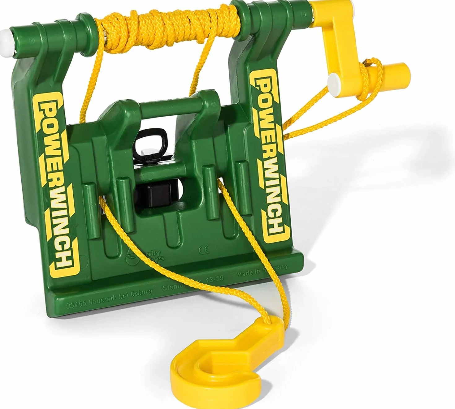 Rolly Toys rollyPowerwinch John Deere wciągarka linowa (do pojazdów RollyToys, montaż na sprzęgu przednim lub tylnym)