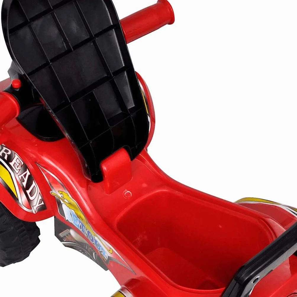 Czerwony quad jeździk dla dzieci, ze światłem i dźwiękiem