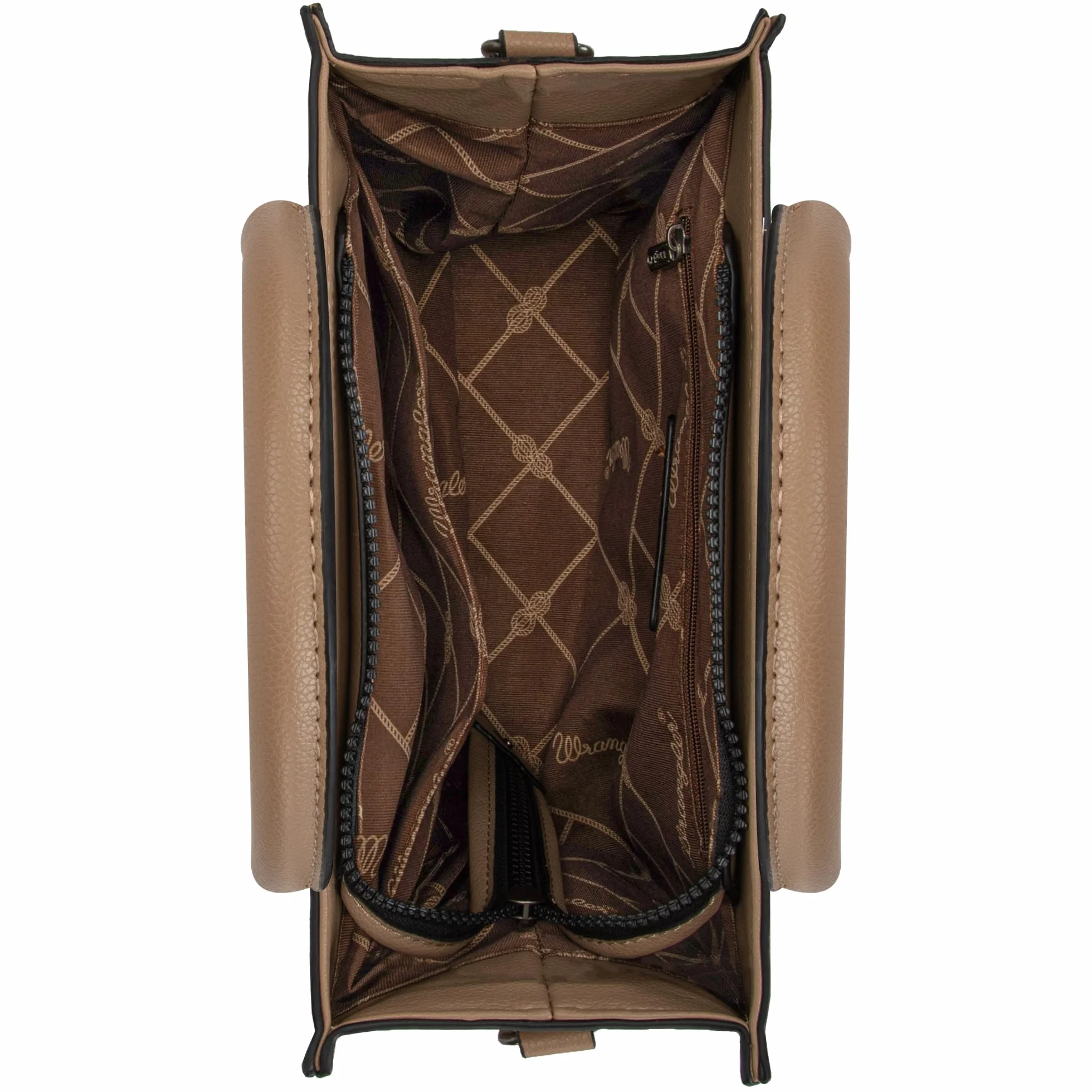 Montana West Totes Kobiety Wrangler Tote Bag for Women Zipper Shoulder Handbag