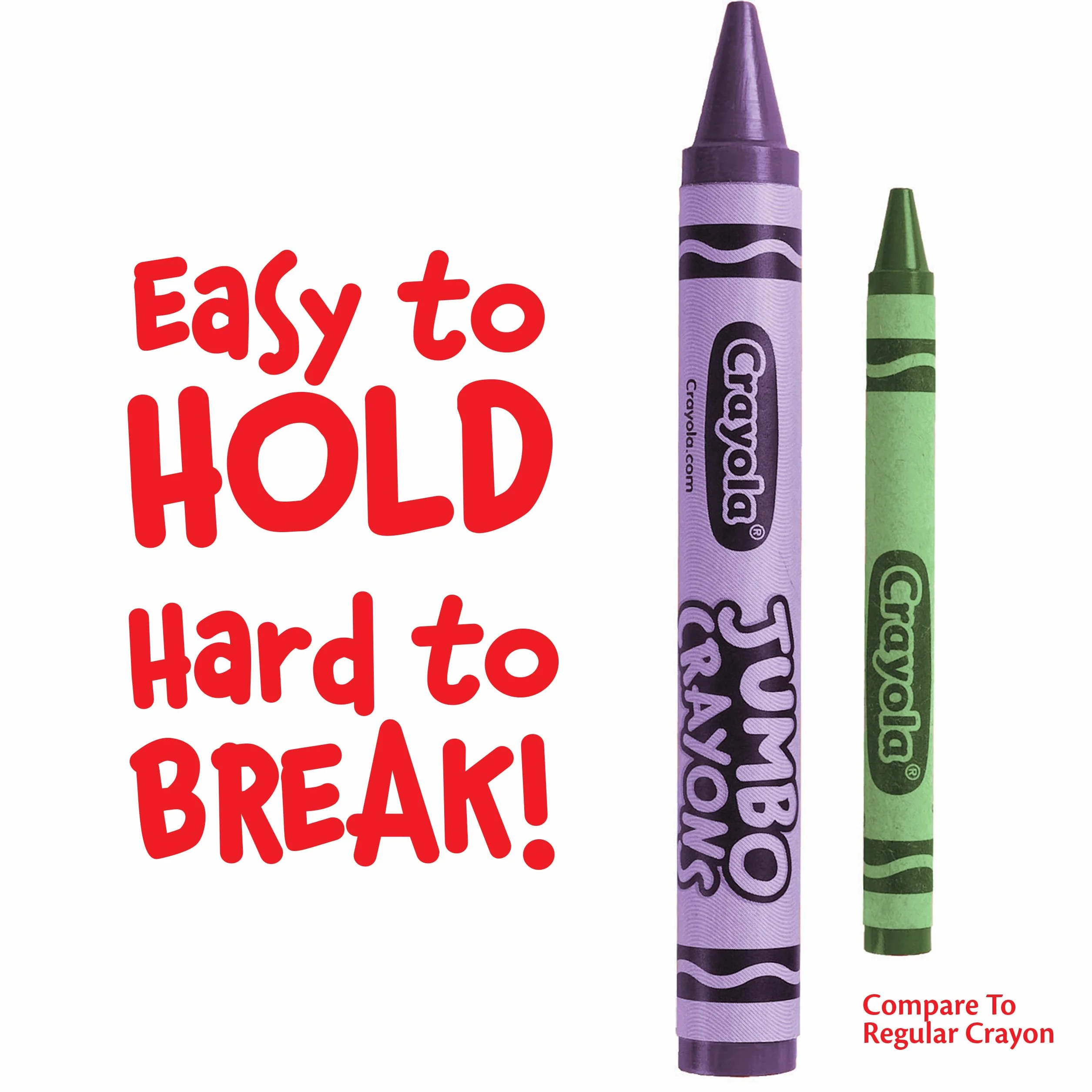 Crayola - 28 kredek świecowych duży format w zamykanym słoiku, różne kolory, do użytku w szkole i w czasie wolnym, 52-3037