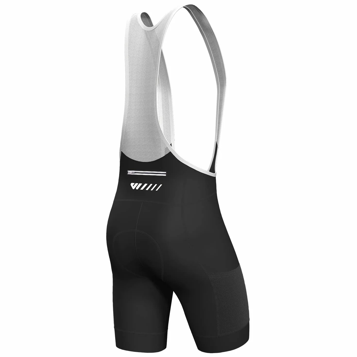 Lo.gas Męskie spodenki do jazdy na rowerze, spodenki do jazdy na rowerze dla mężczyzn, żelowe wyściełane kieszeniami, spodenki szosowe oddychające Quick-Dry, czarny, L